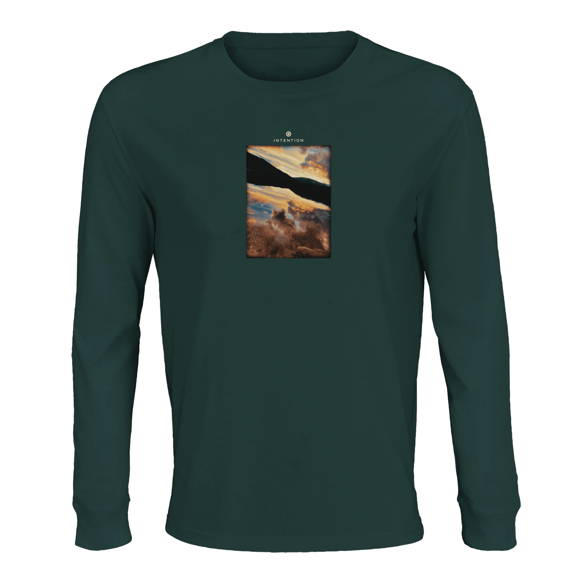 Compassion - "Cosmic Reflections" Long sleeve green empire XS 20