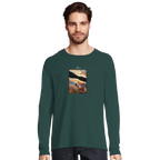 Compassion - "Cosmic Reflections" Long sleeve green empire XS 3