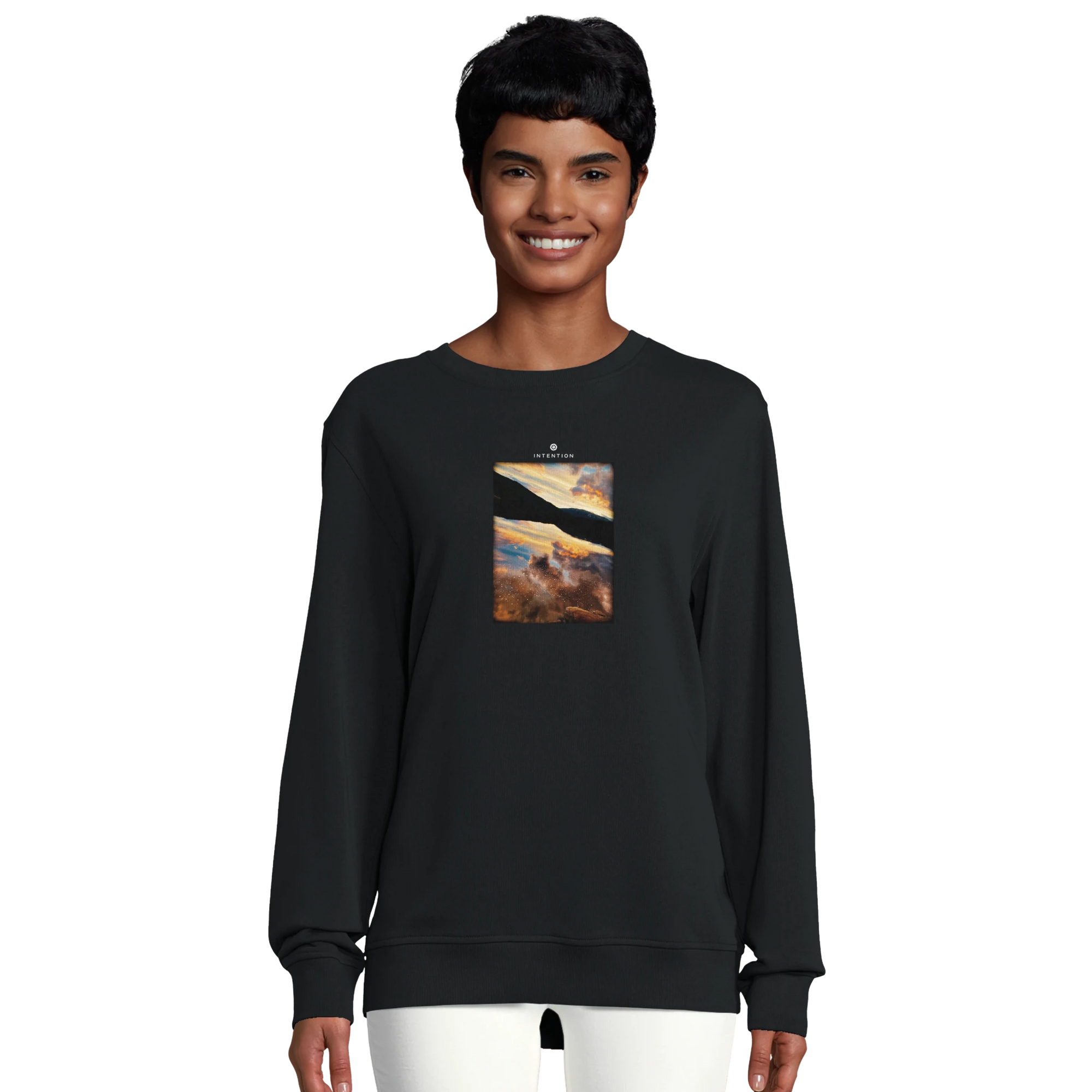 Compassion - "Cosmic Reflections" Sweatshirt Black XS 38