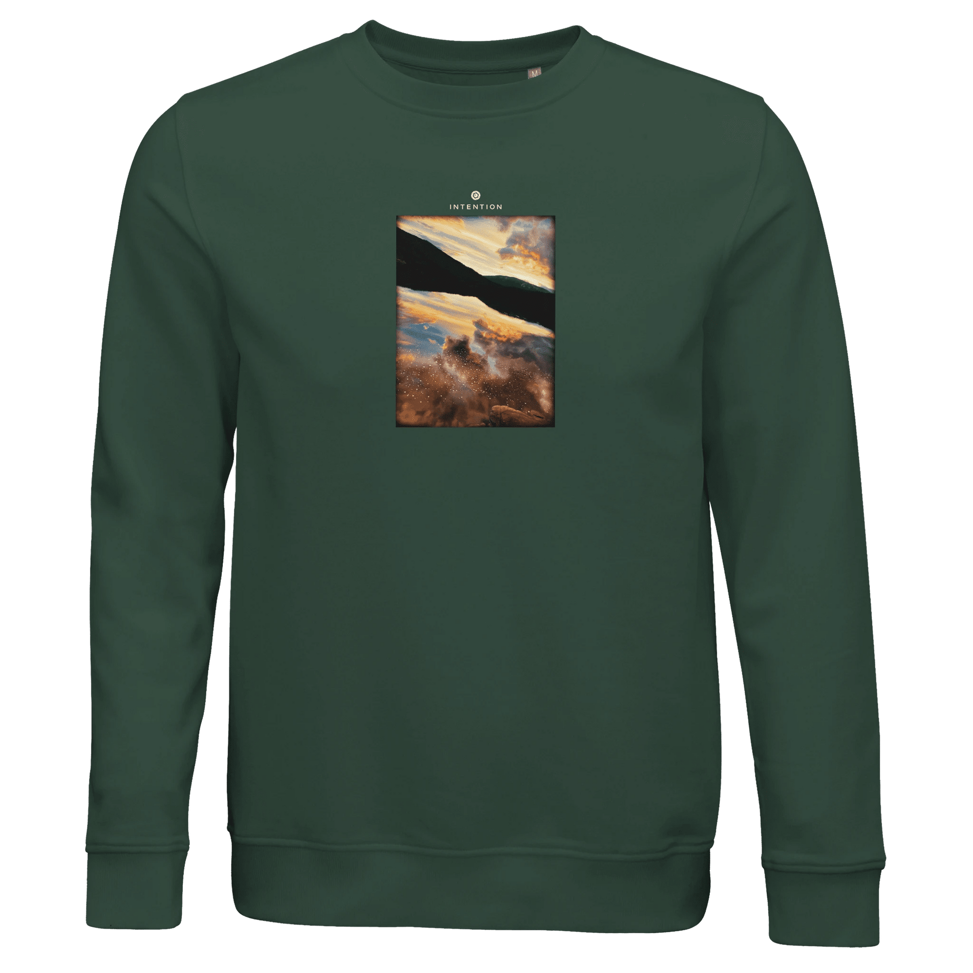 Compassion - "Cosmic Reflections" Sweatshirt Bottle Green XS 10