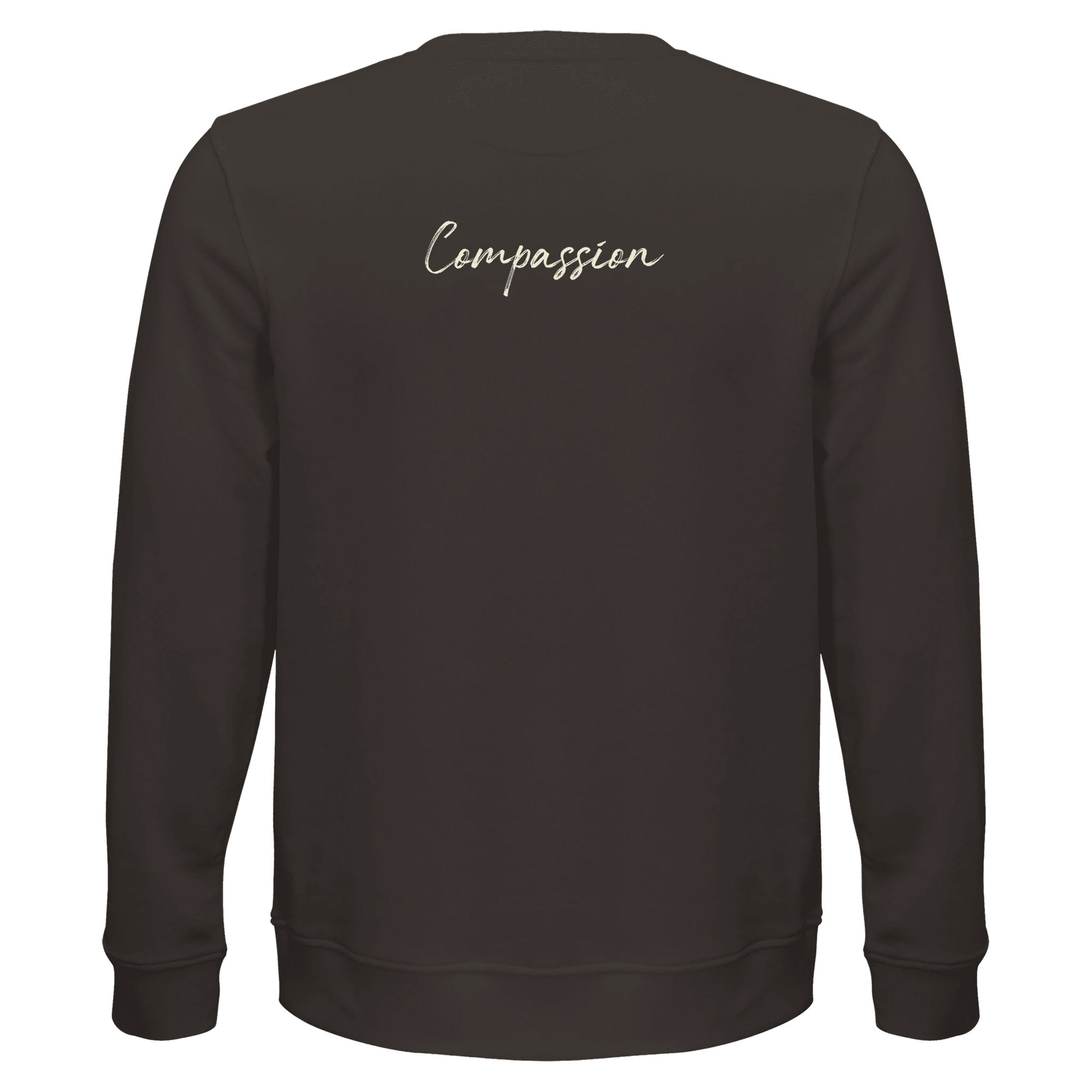 Compassion - "Cosmic Reflections" Sweatshirt deep charcoal grey XS 2