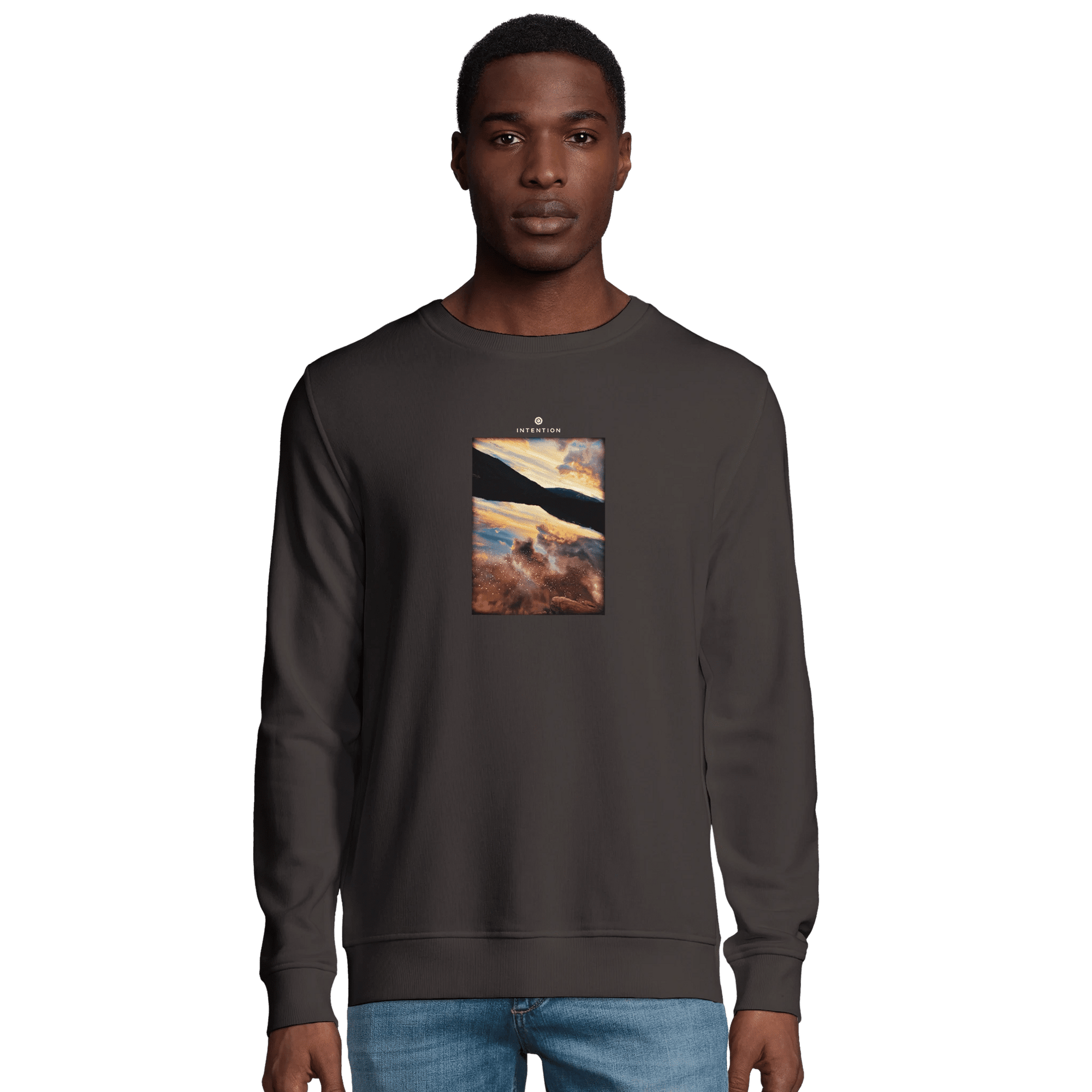 Compassion - "Cosmic Reflections" Sweatshirt deep charcoal grey XS 6