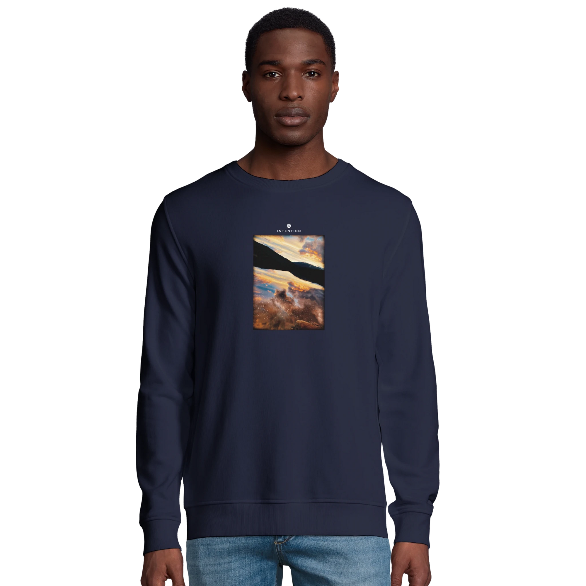 Compassion - "Cosmic Reflections" Sweatshirt French Navy XS 24