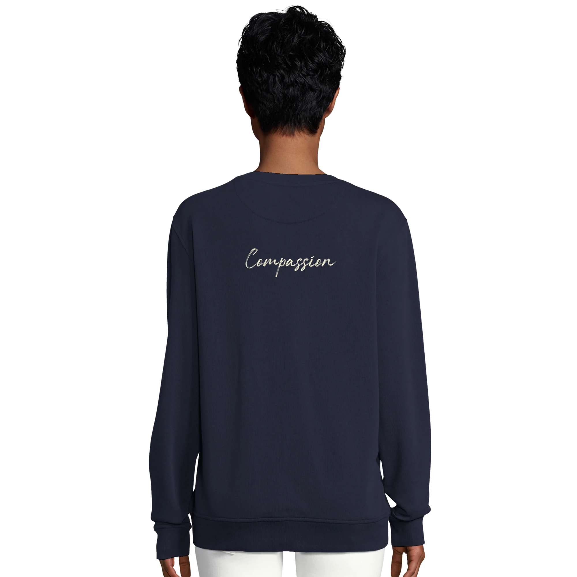 Compassion - "Cosmic Reflections" Sweatshirt French Navy XS 27