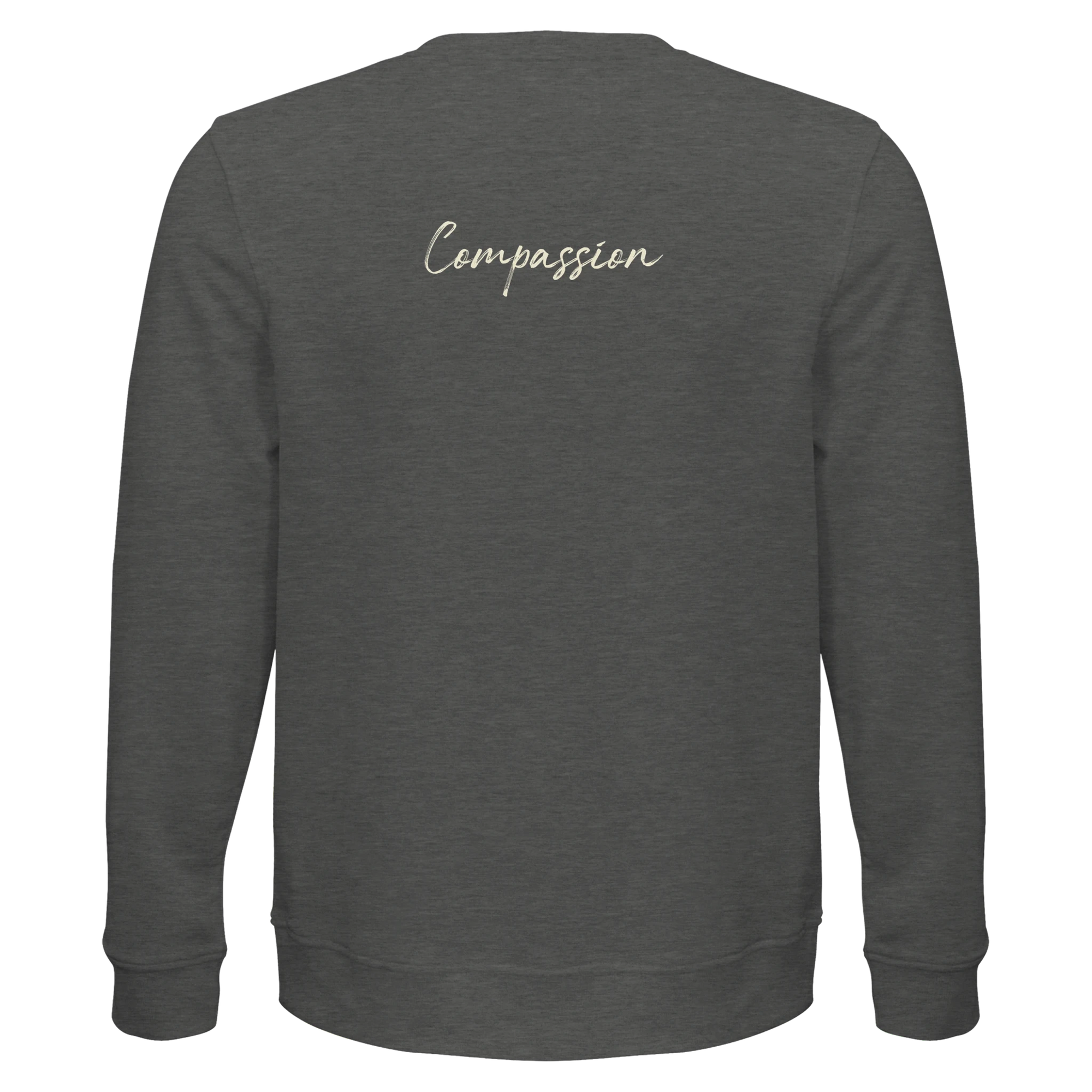 Compassion - "Cosmic Reflections" Sweatshirt Grey Melange XS 17