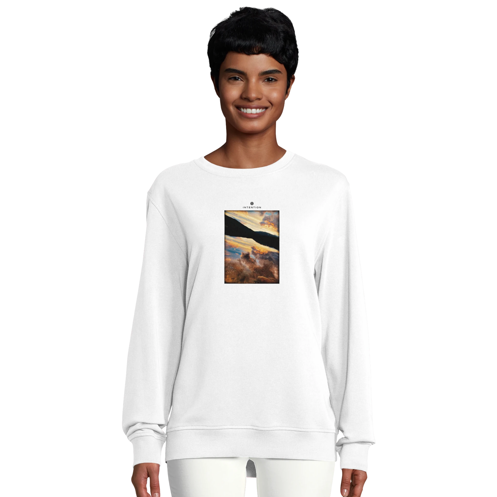 Compassion - "Cosmic Reflections" Sweatshirt White XS 44