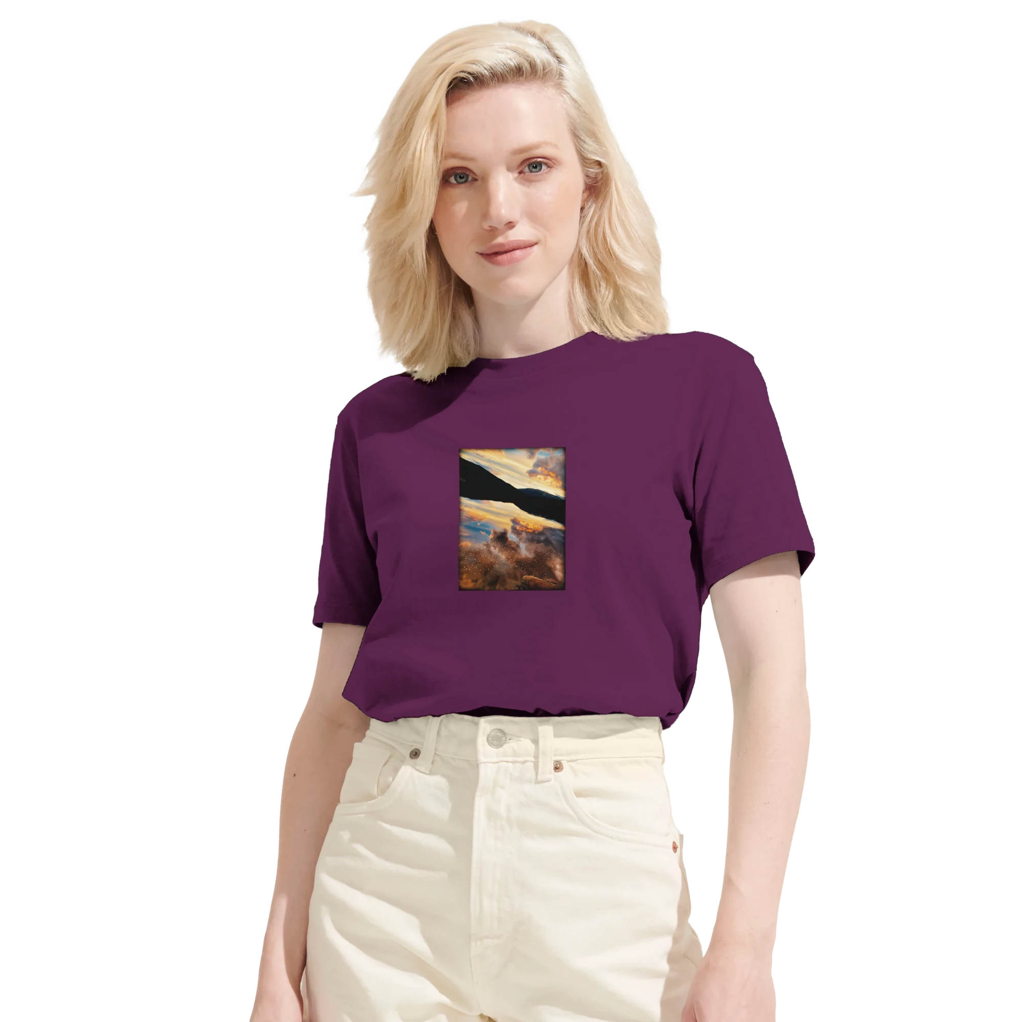 Compassion - "Cosmic Reflections" T-shirt astral purple XS 51