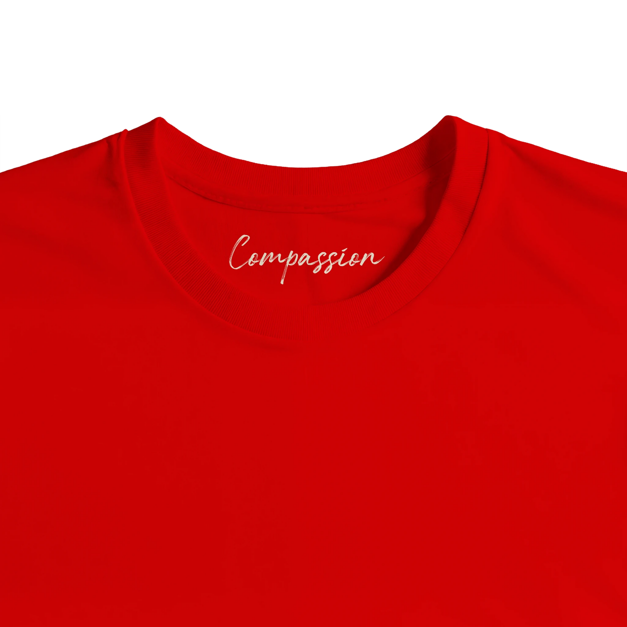 Compassion - "Cosmic Reflections" T-shirt Bright Red XS 59