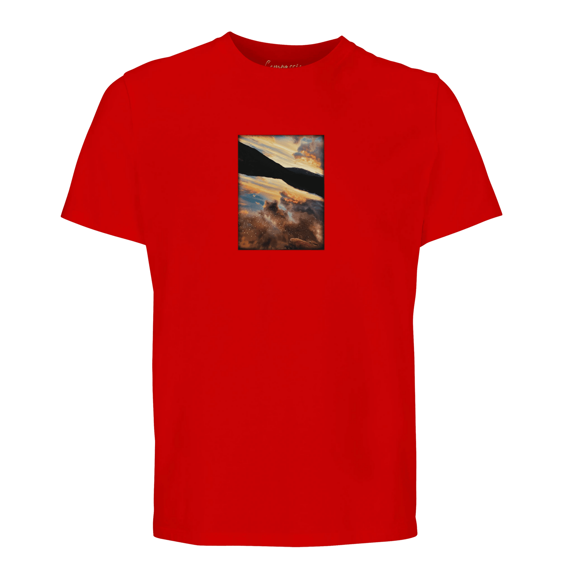 Compassion - "Cosmic Reflections" T-shirt Bright Red XS 58