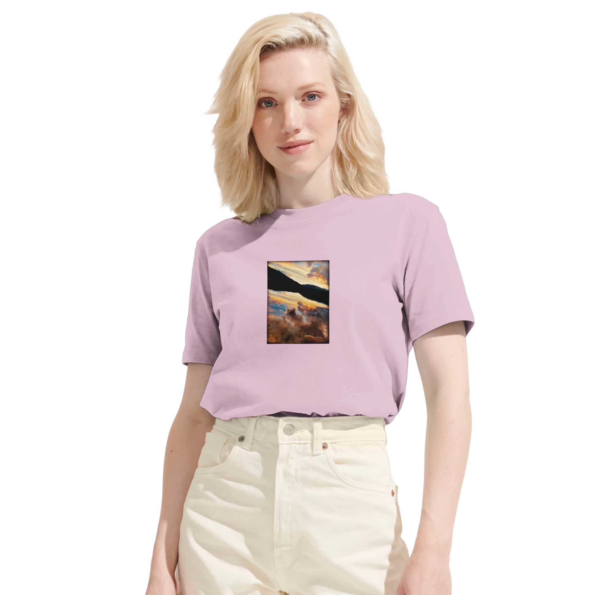 Compassion - "Cosmic Reflections" T-shirt Candy Pink XS 69