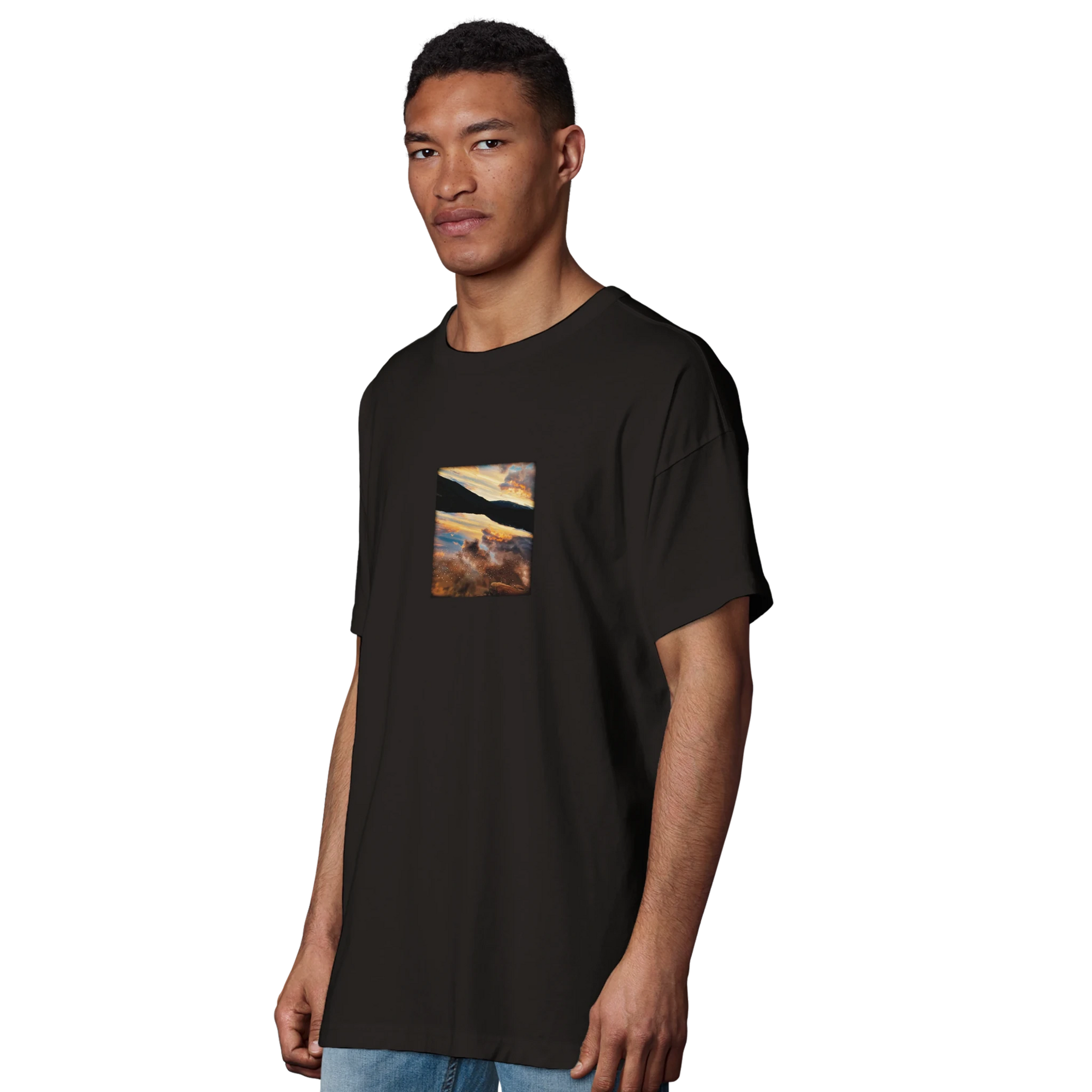 Compassion - "Cosmic Reflections" T-shirt Deep Black S 15