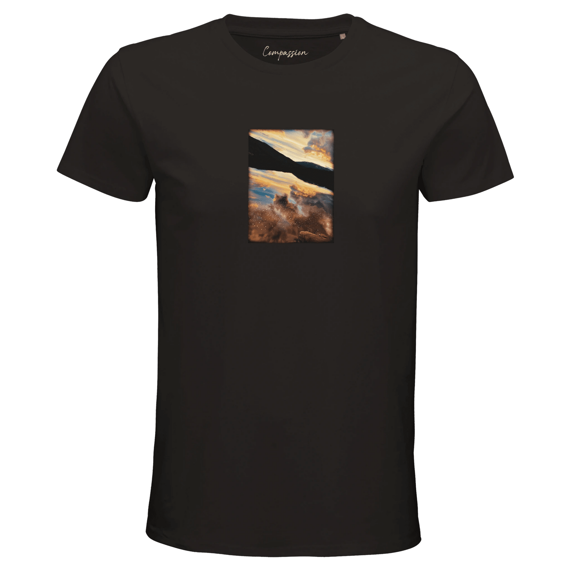 Compassion - "Cosmic Reflections" T-shirt Deep Black XS 4