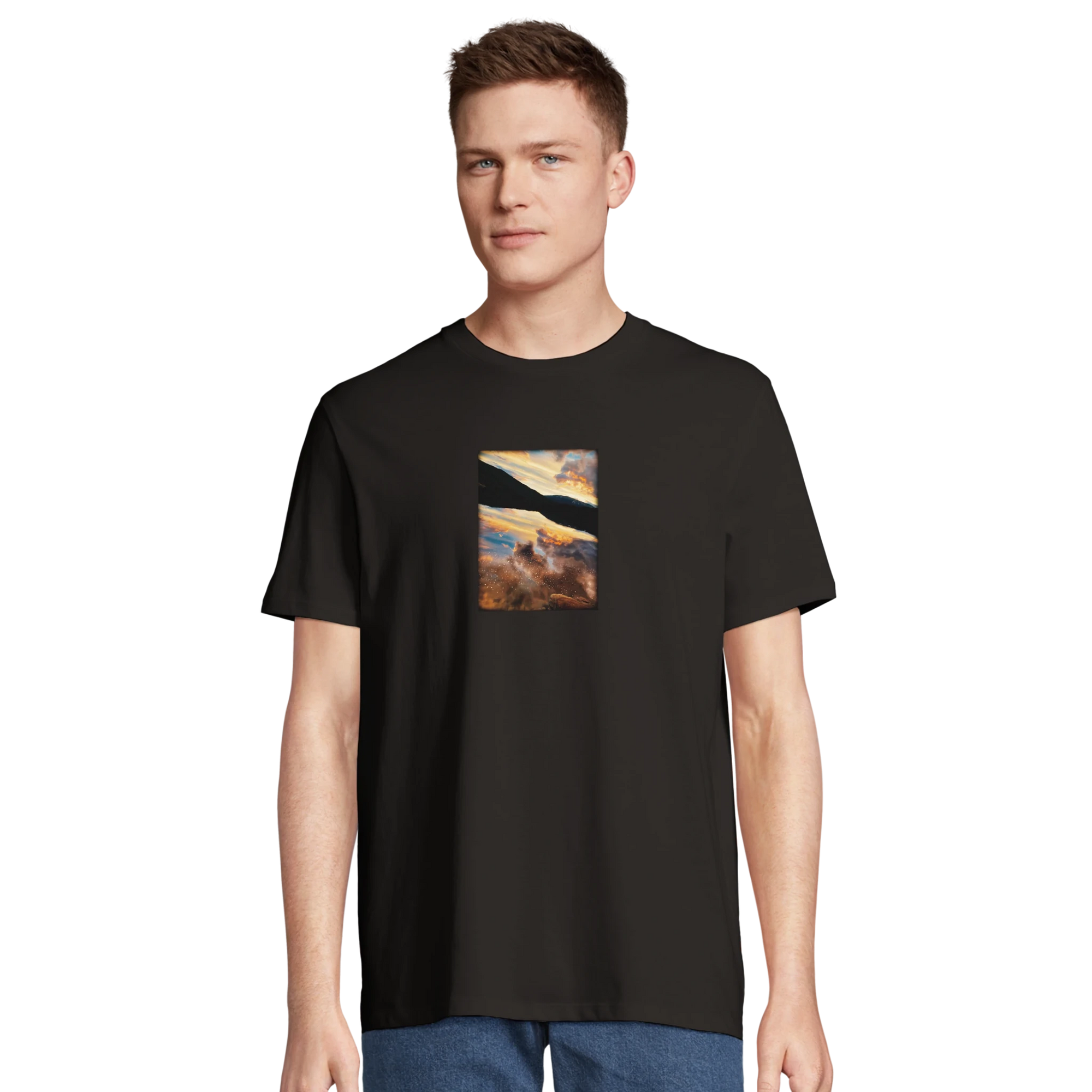 Compassion - "Cosmic Reflections" T-shirt Deep Black XS 43