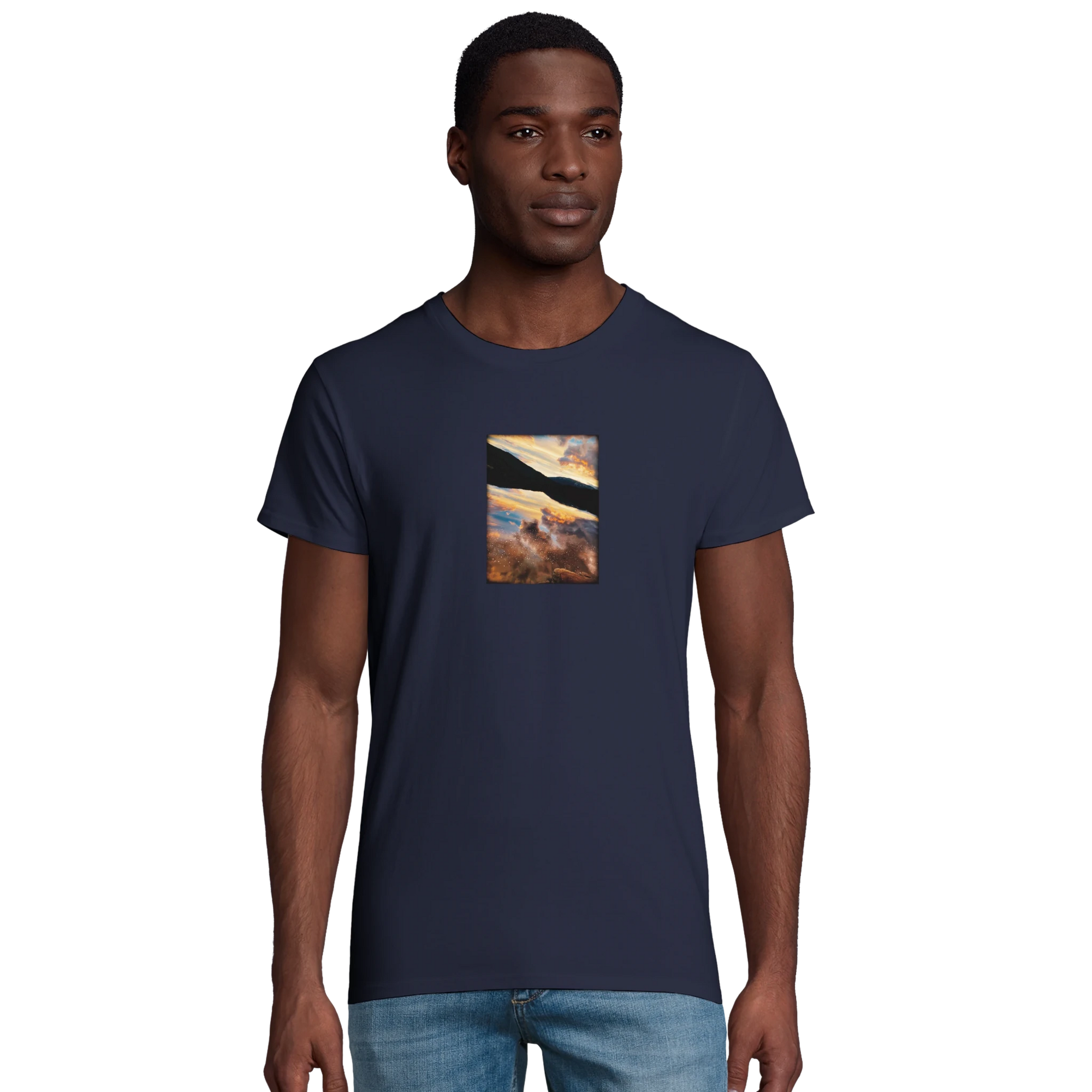 Compassion - "Cosmic Reflections" T-shirt French Navy XS 25