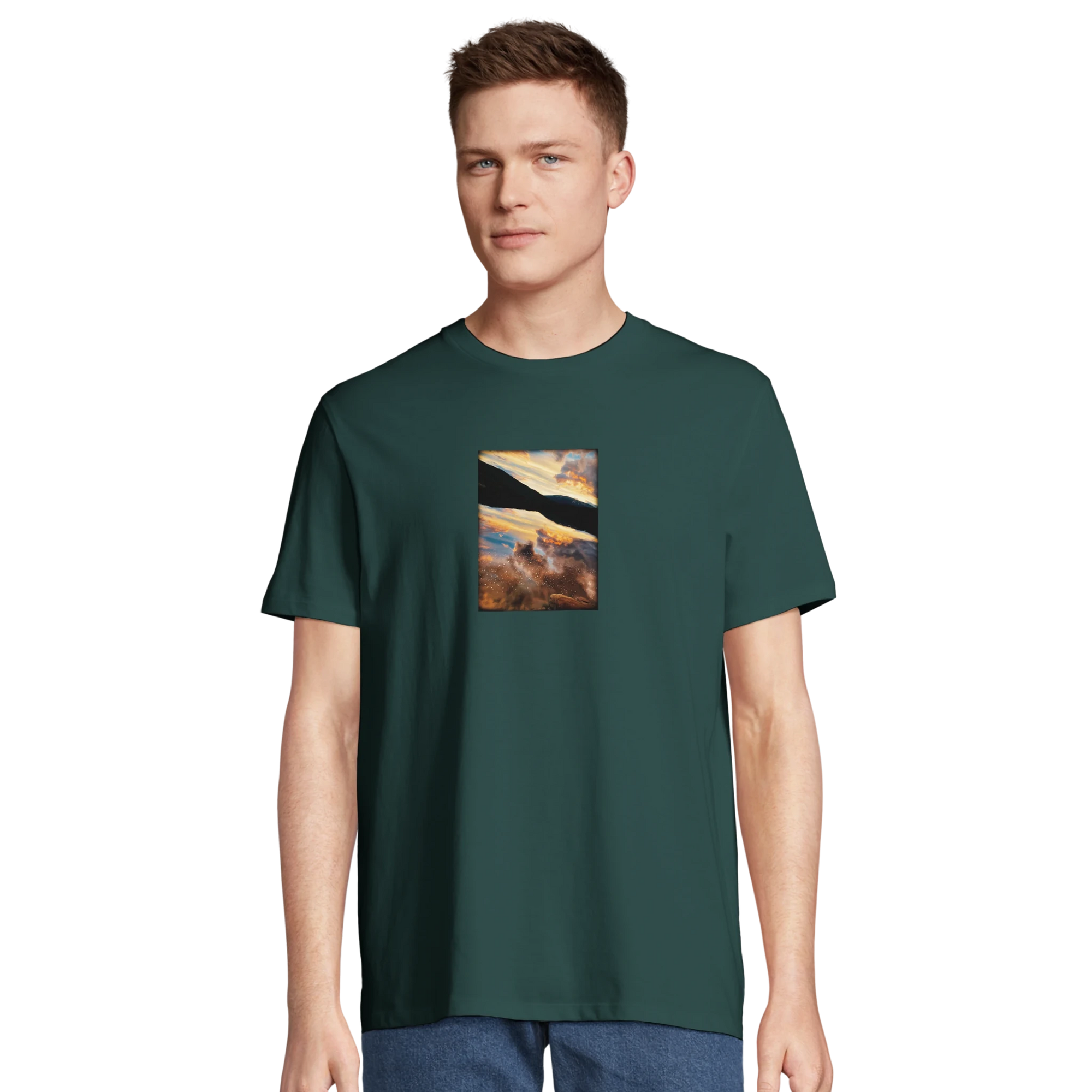 Compassion - "Cosmic Reflections" T-shirt green empire XS 31