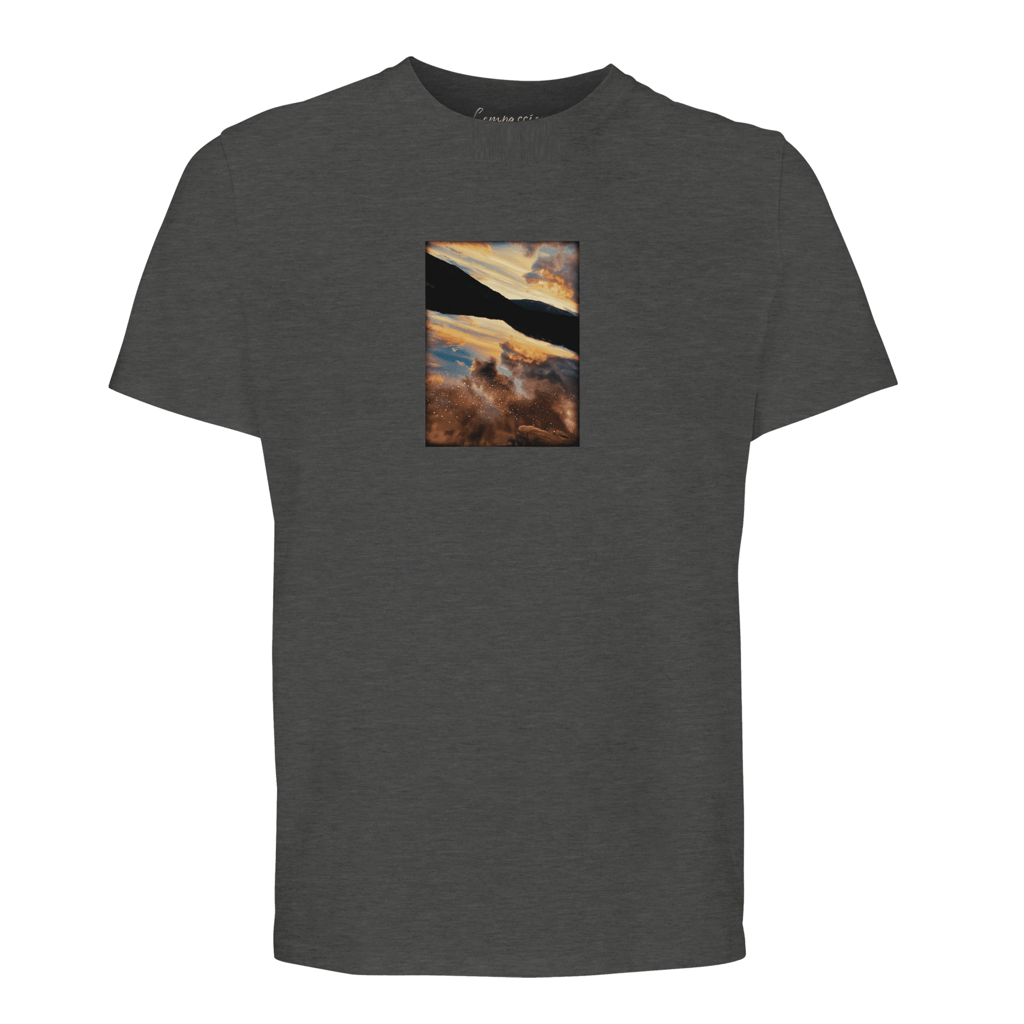 Compassion - "Cosmic Reflections" T-shirt Grey Melange XS 10