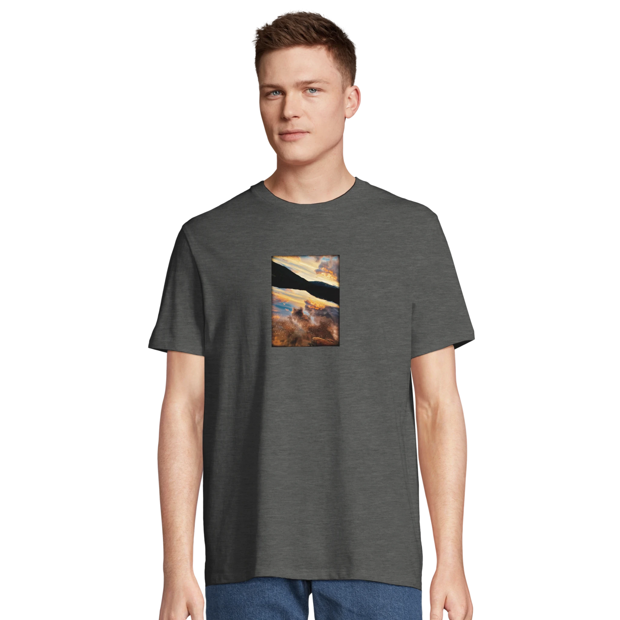 Compassion - "Cosmic Reflections" T-shirt Grey Melange XS 13