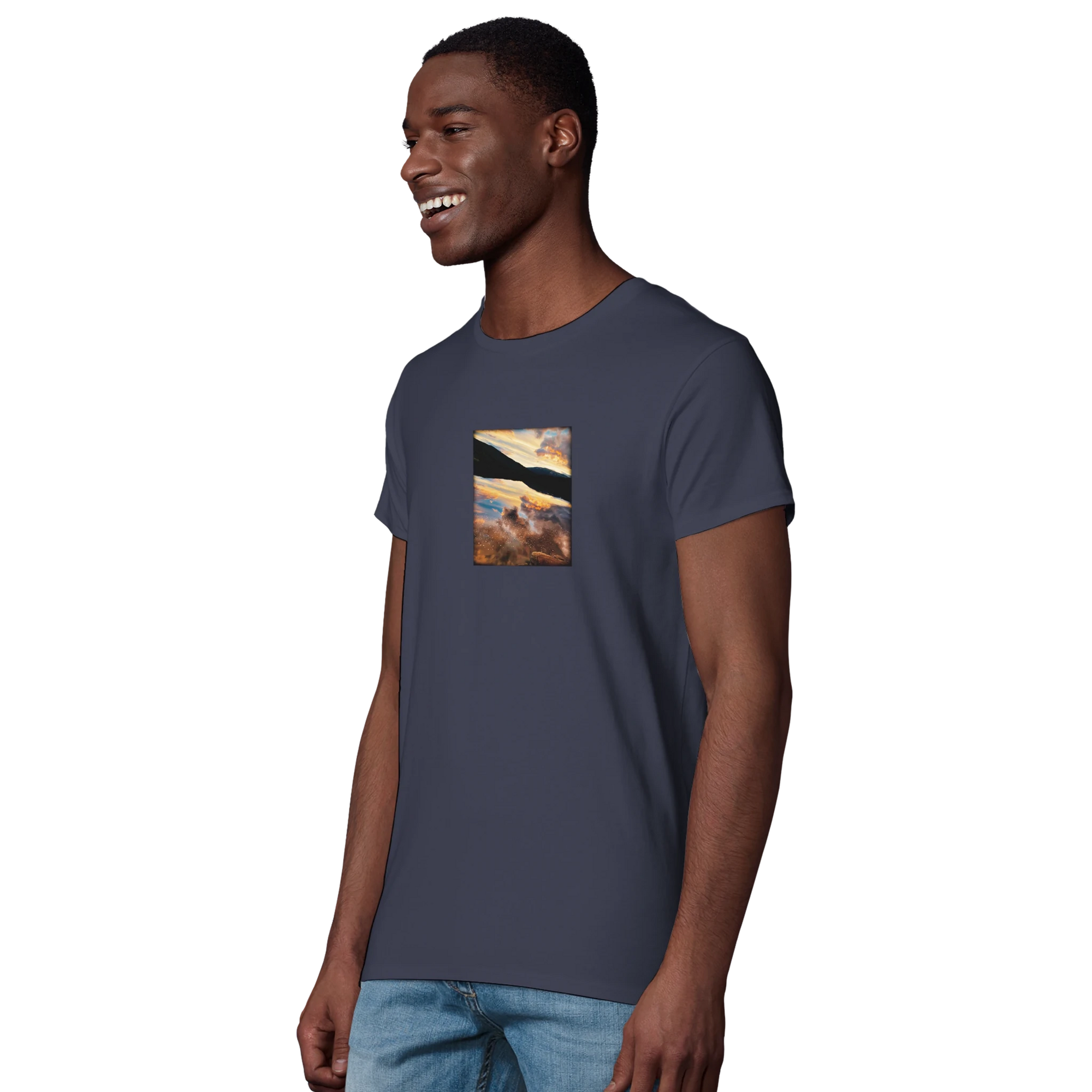 Compassion - "Cosmic Reflections" T-shirt mouse grey XS 21