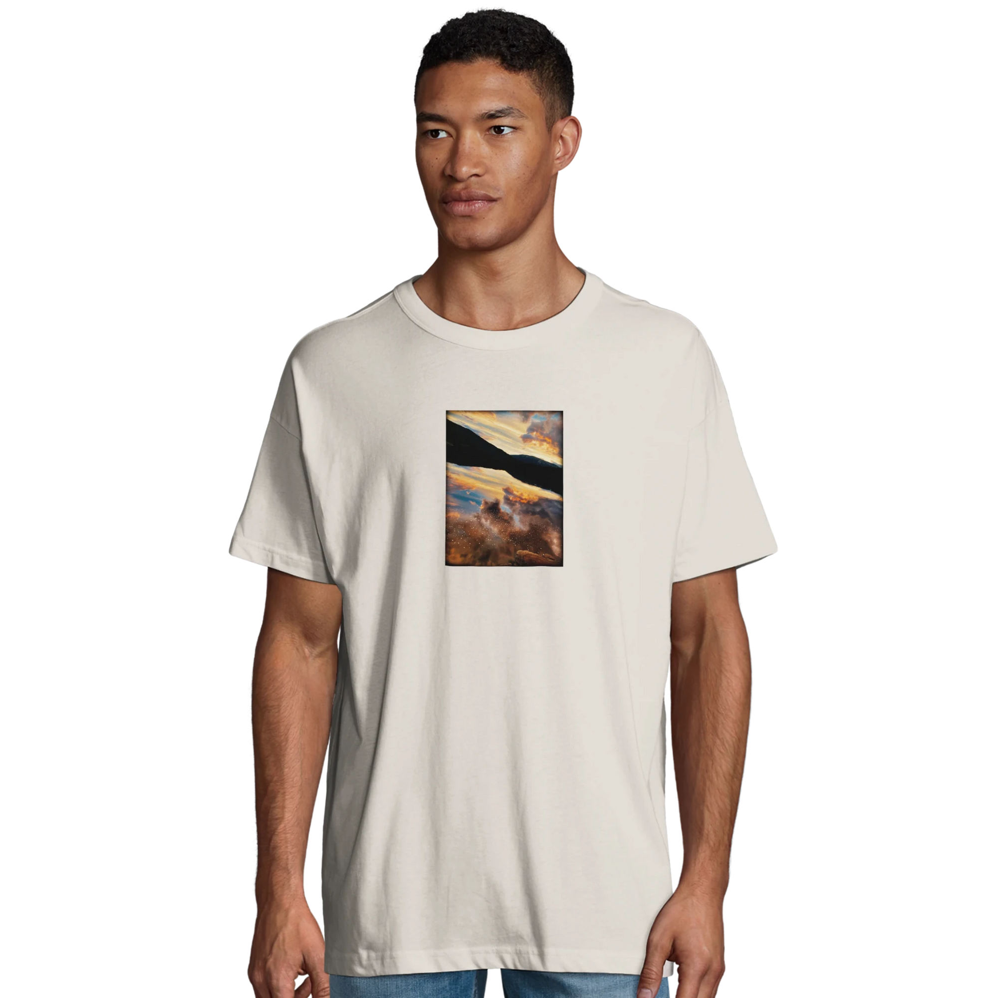 Compassion - "Cosmic Reflections" T-shirt Off White S 36