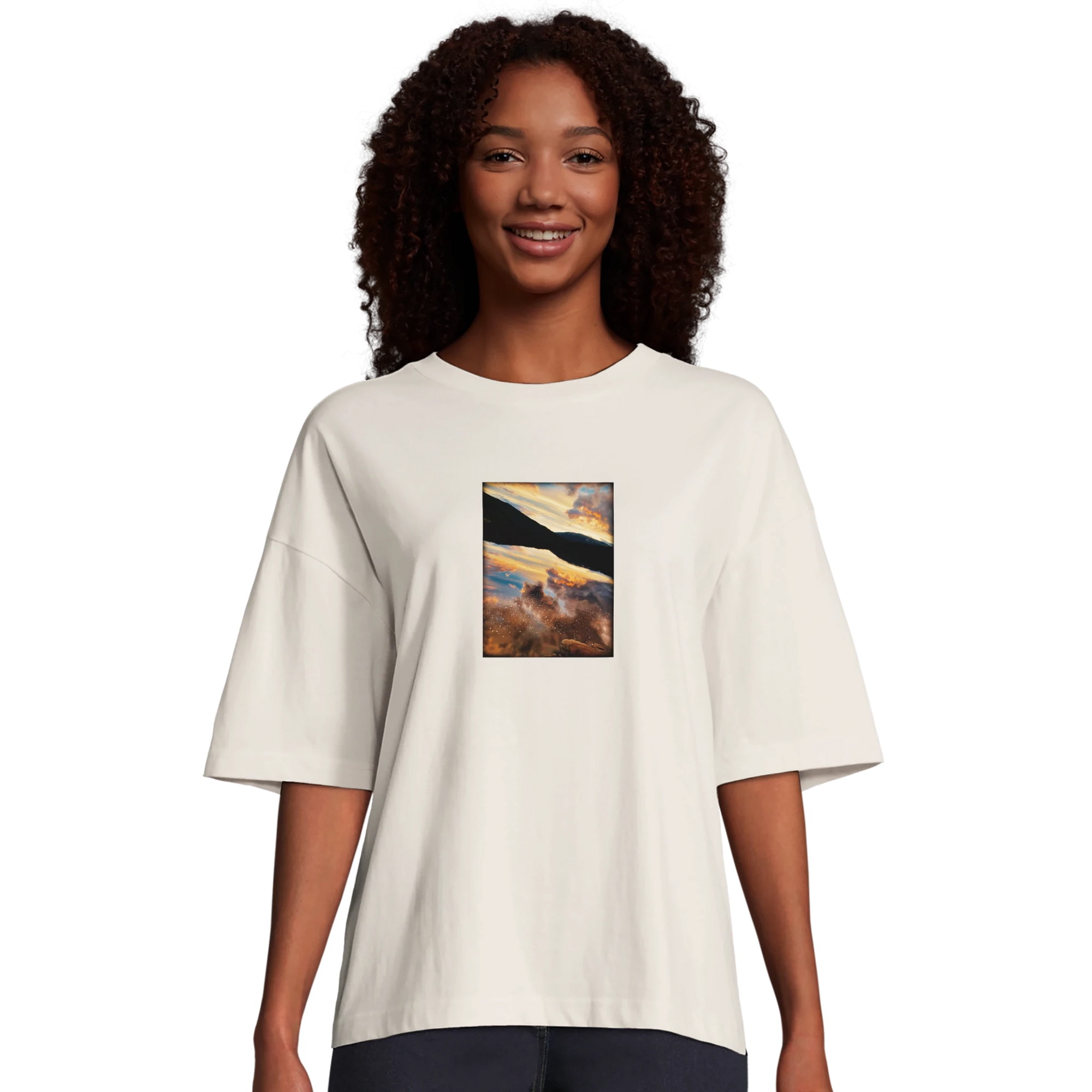 Compassion - "Cosmic Reflections" T-shirt Off White XS 27