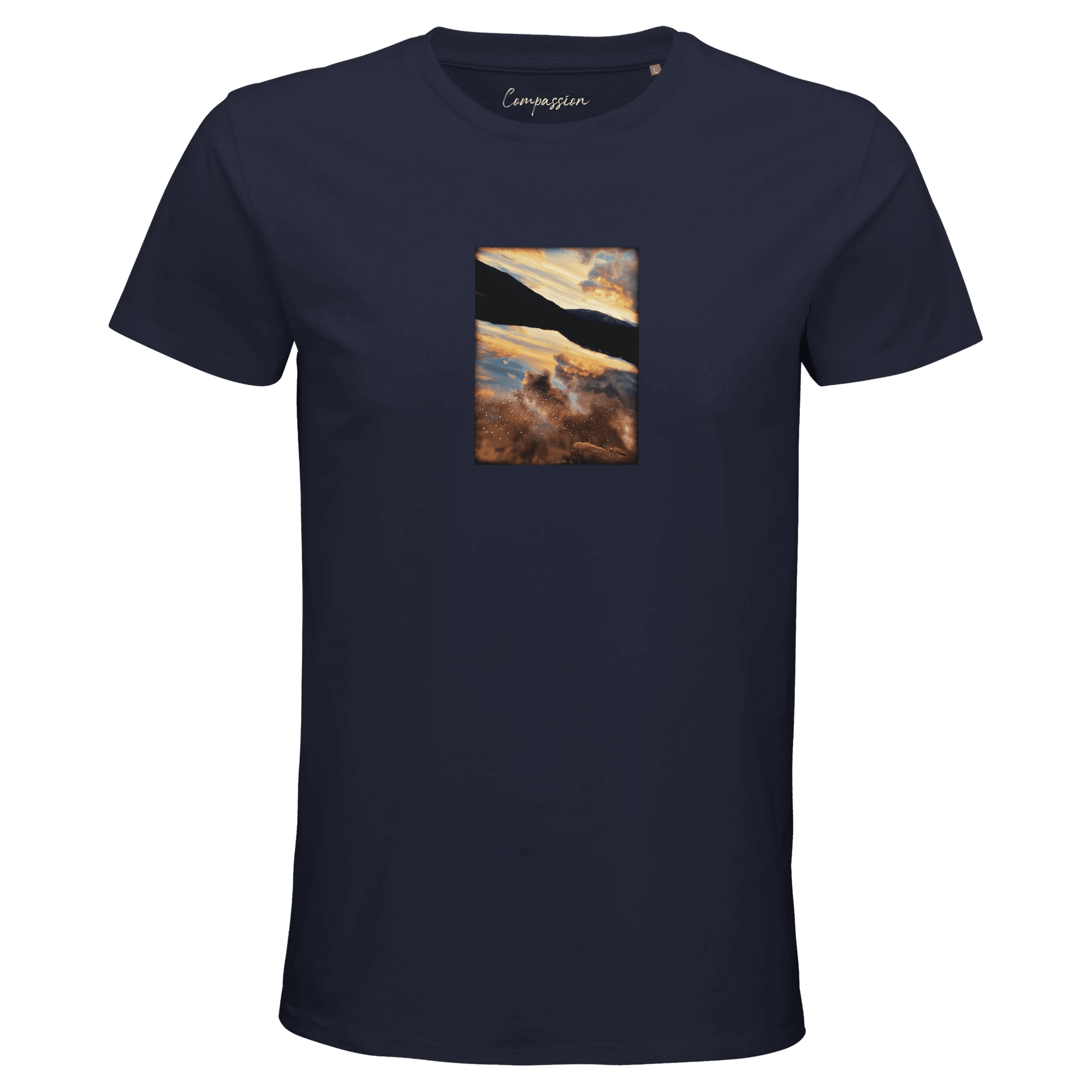 Compassion - "Cosmic Reflections" T-shirt French Navy XS 22