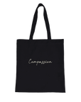 Compassion - "Cosmic Reflections" Tote Bag Black 2