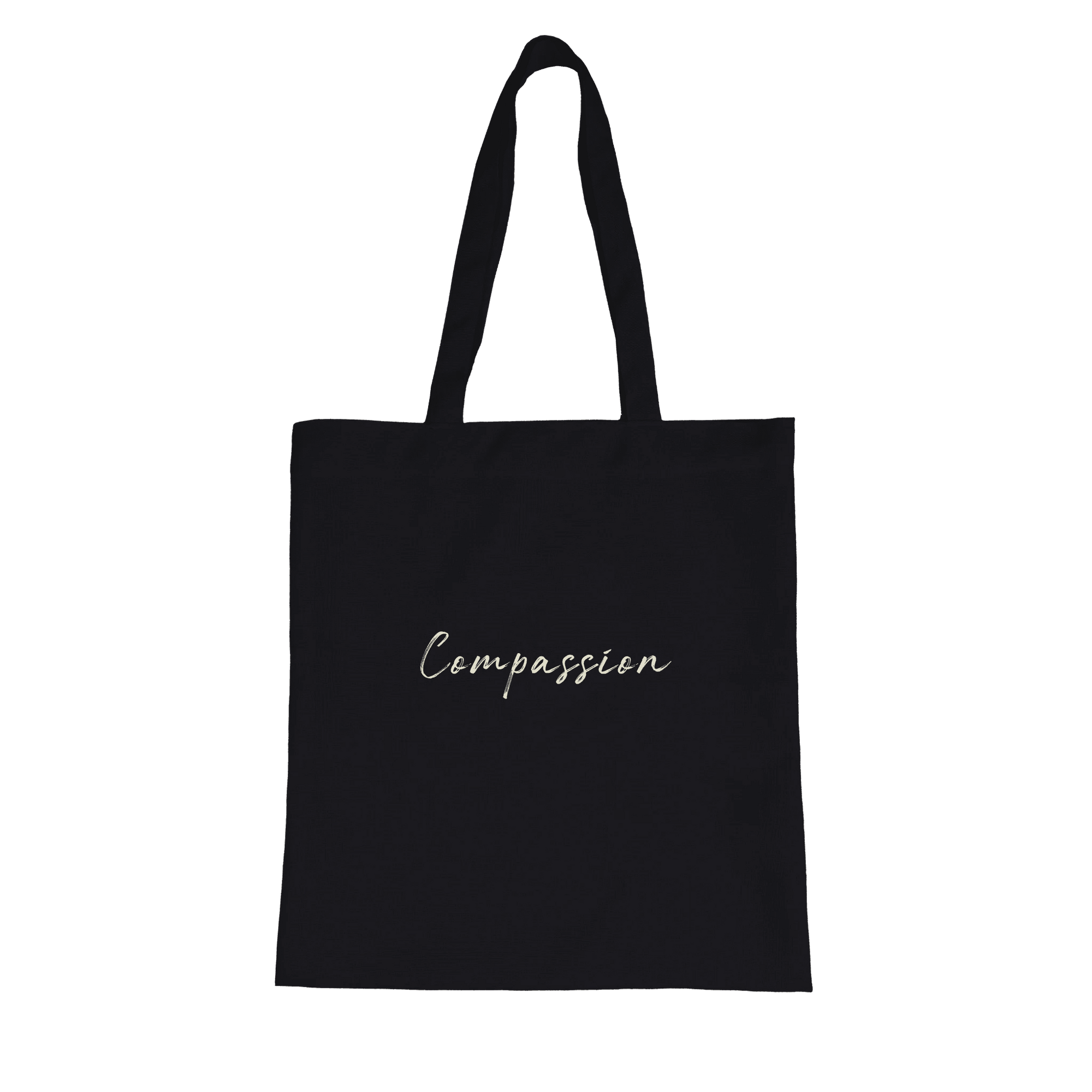 Compassion - "Cosmic Reflections" Tote Bag Black 2
