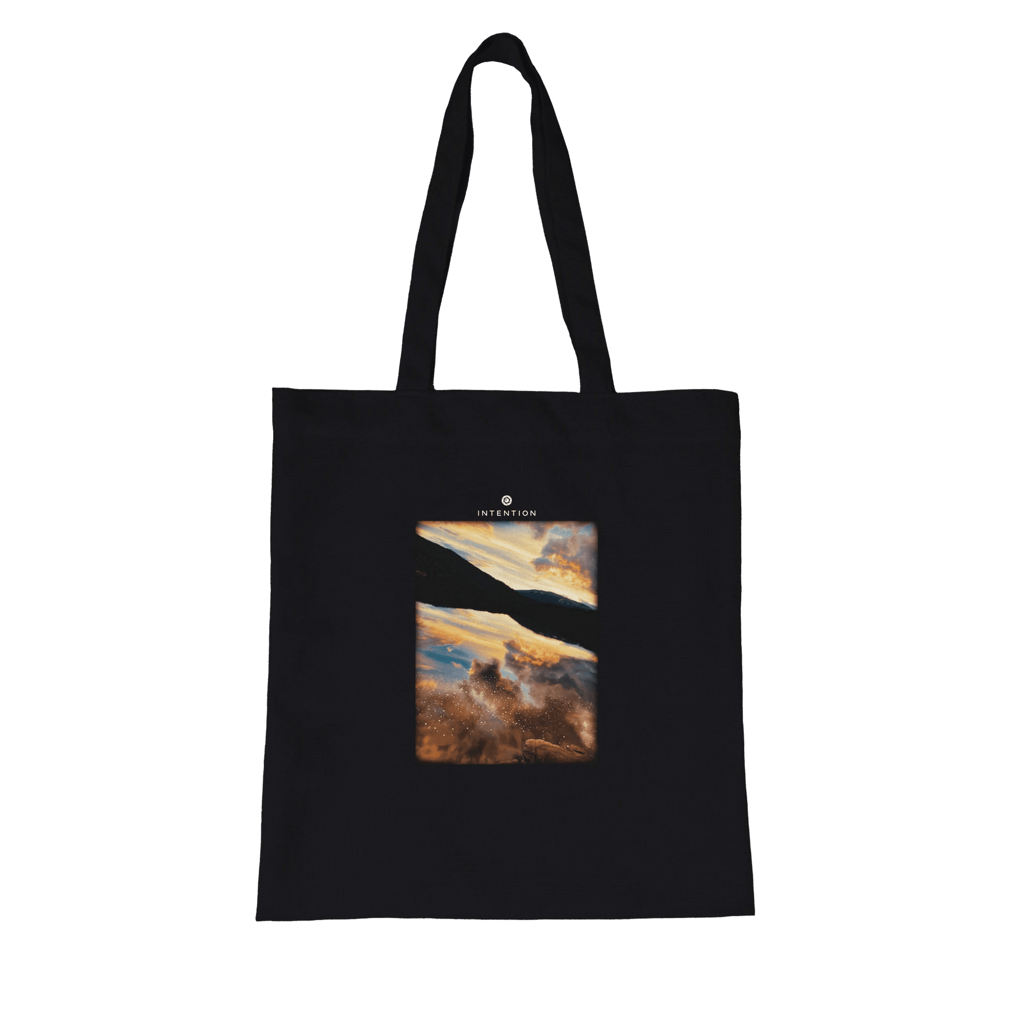 Compassion - "Cosmic Reflections" Tote Bag Black 1