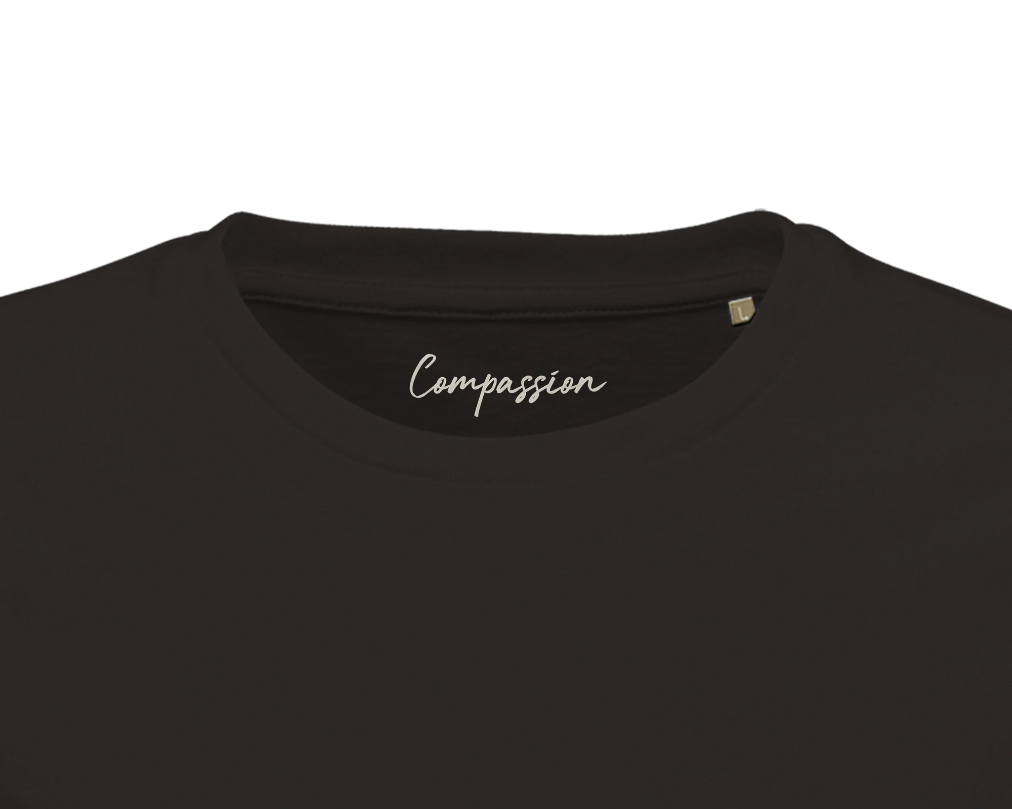 Compassion - "The Space We Share" T-shirt Deep Black 2