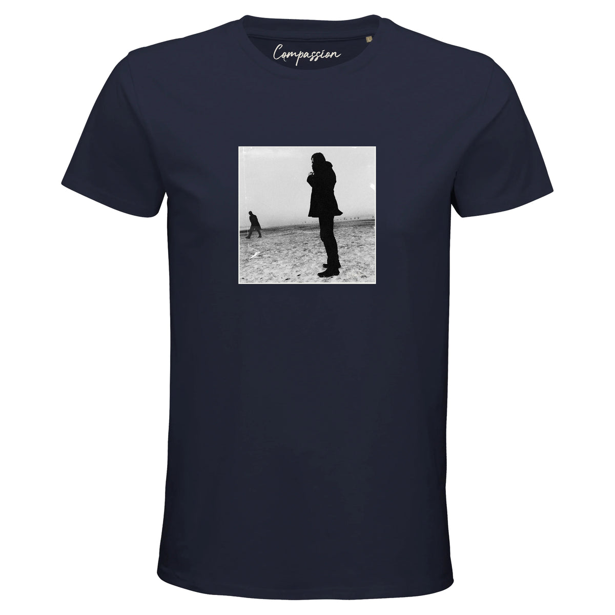 Compassion - "The Space We Share" T-shirt French Navy 1