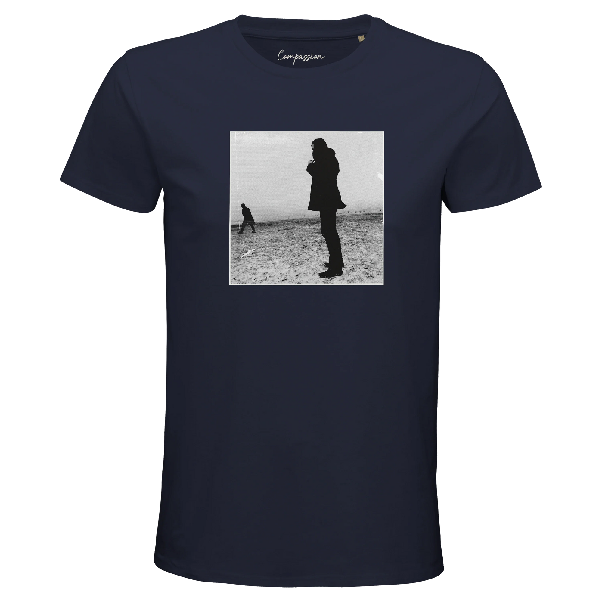 Compassion - "The Space We Share" T-shirt French Navy 1