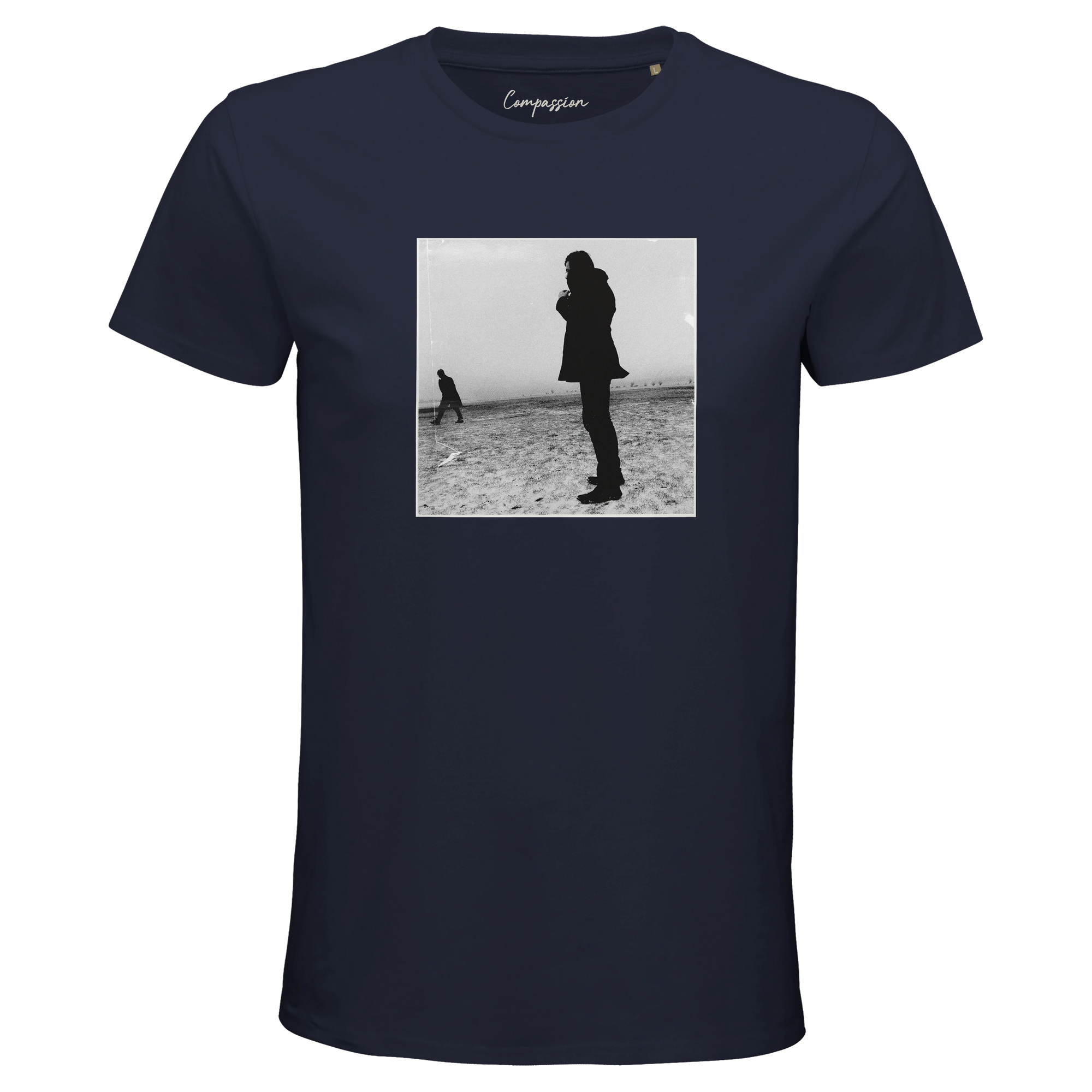 Compassion - "The Space We Share" T-shirt French Navy 1