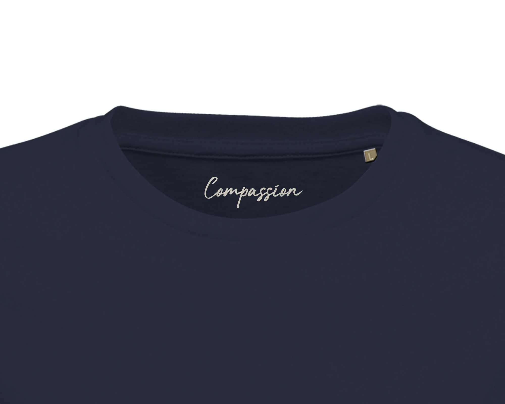 Compassion - "The Space We Share" T-shirt French Navy 2
