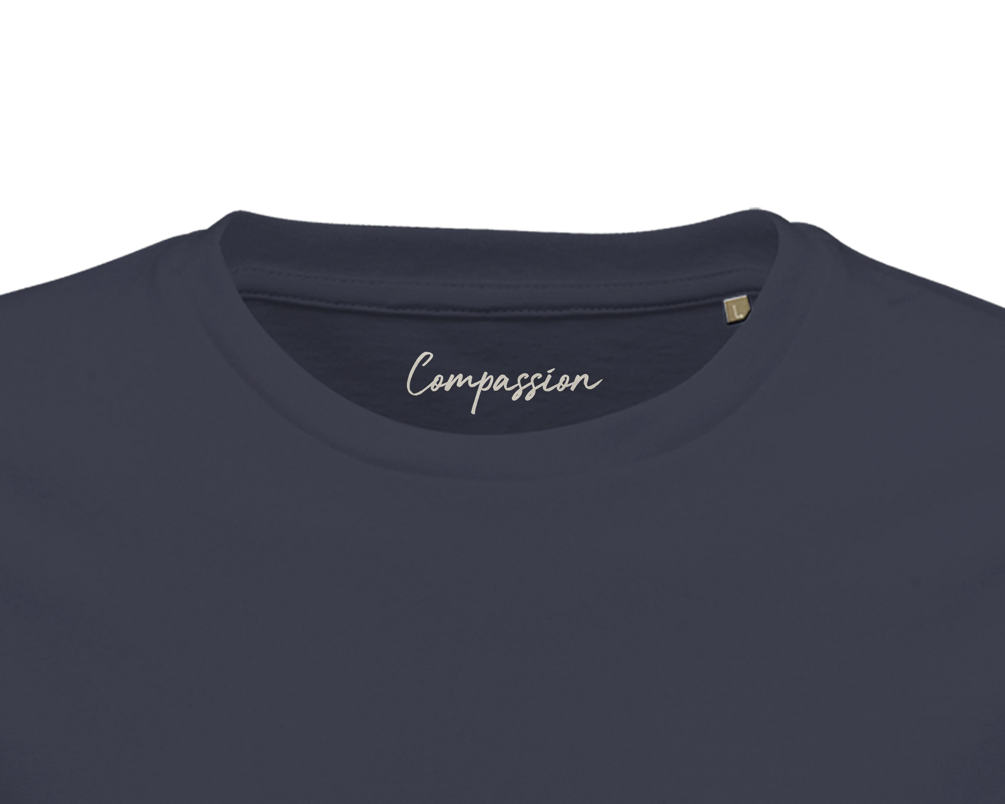 Compassion - "The Space We Share" T-shirt mouse grey 2