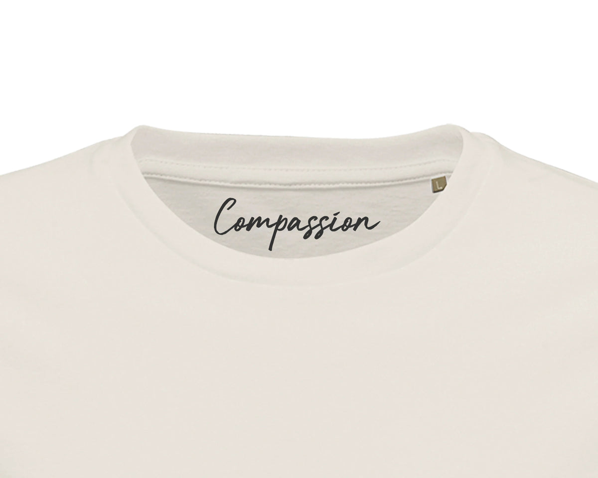 Compassion - "The Space We Share" T-shirt Off White 2