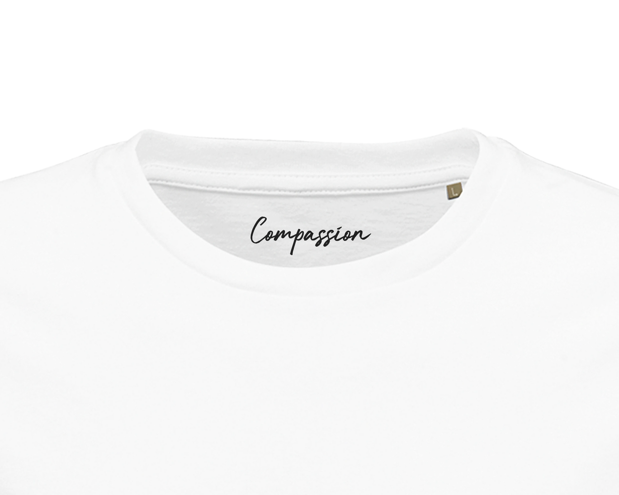 Compassion - "The Space We Share" T-shirt White 2
