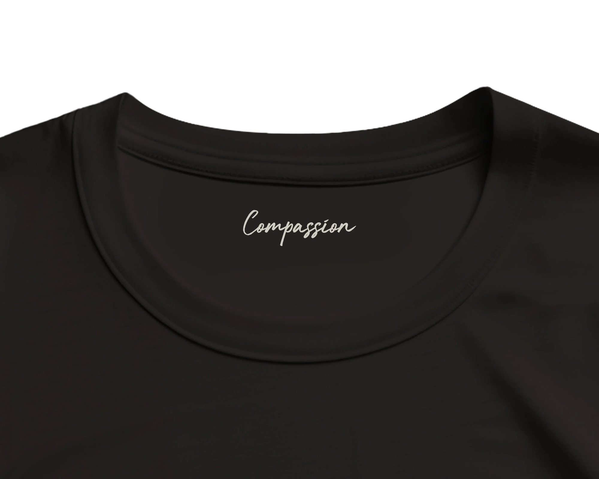 Compassion - "The Space We Share" T-shirt Deep Black 2
