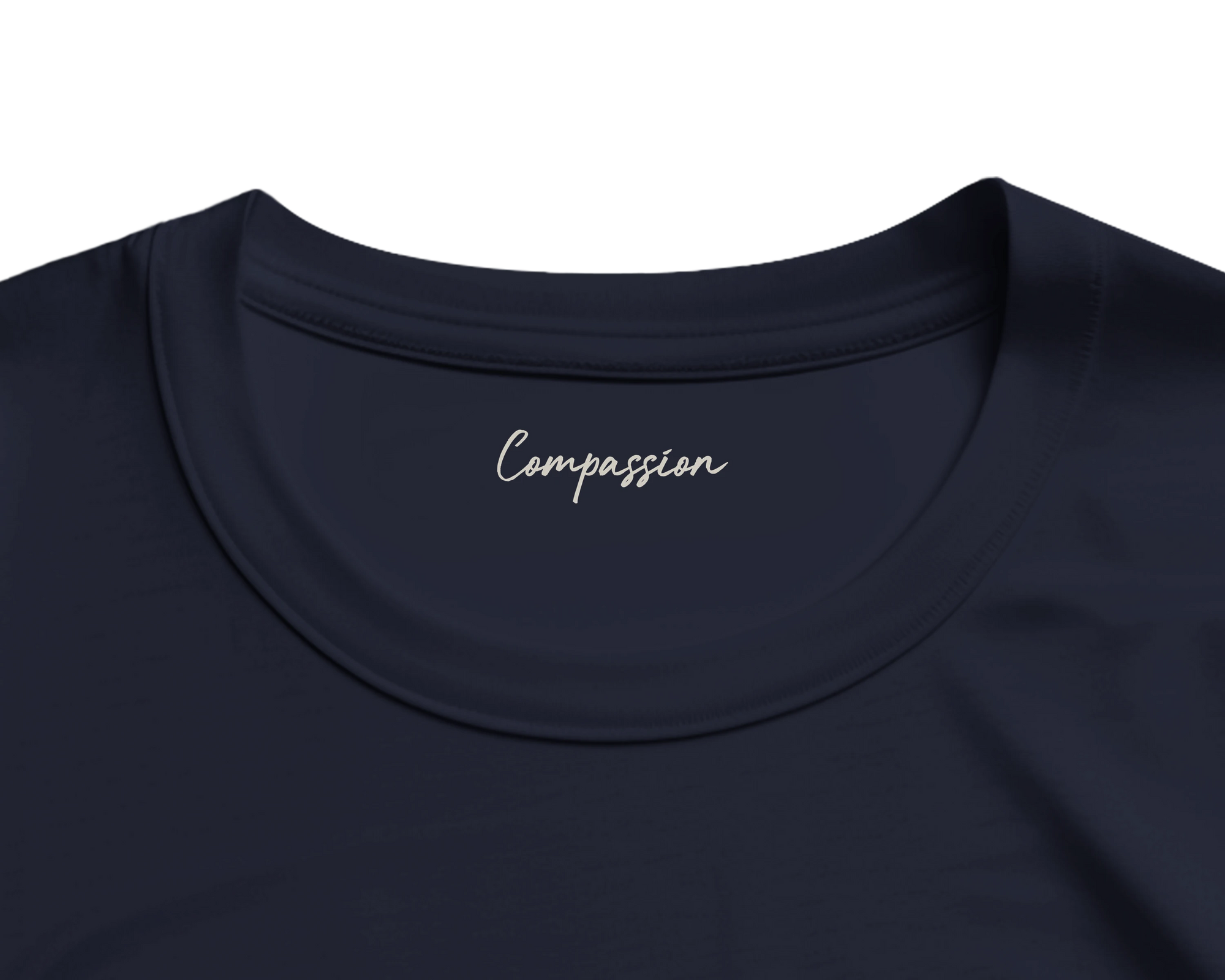 Compassion - "The Space We Share" T-shirt French Navy 2