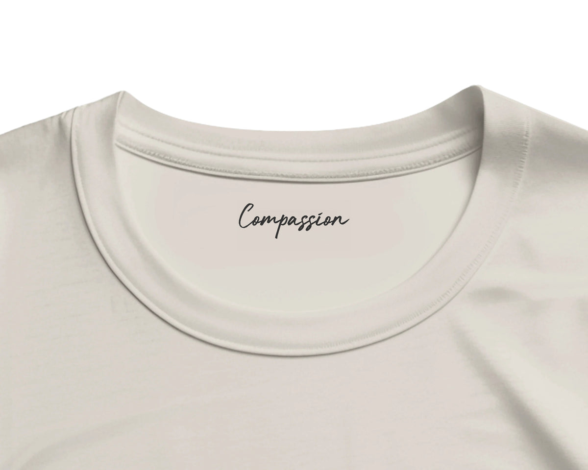 Compassion - "The Space We Share" T-shirt Off White 2