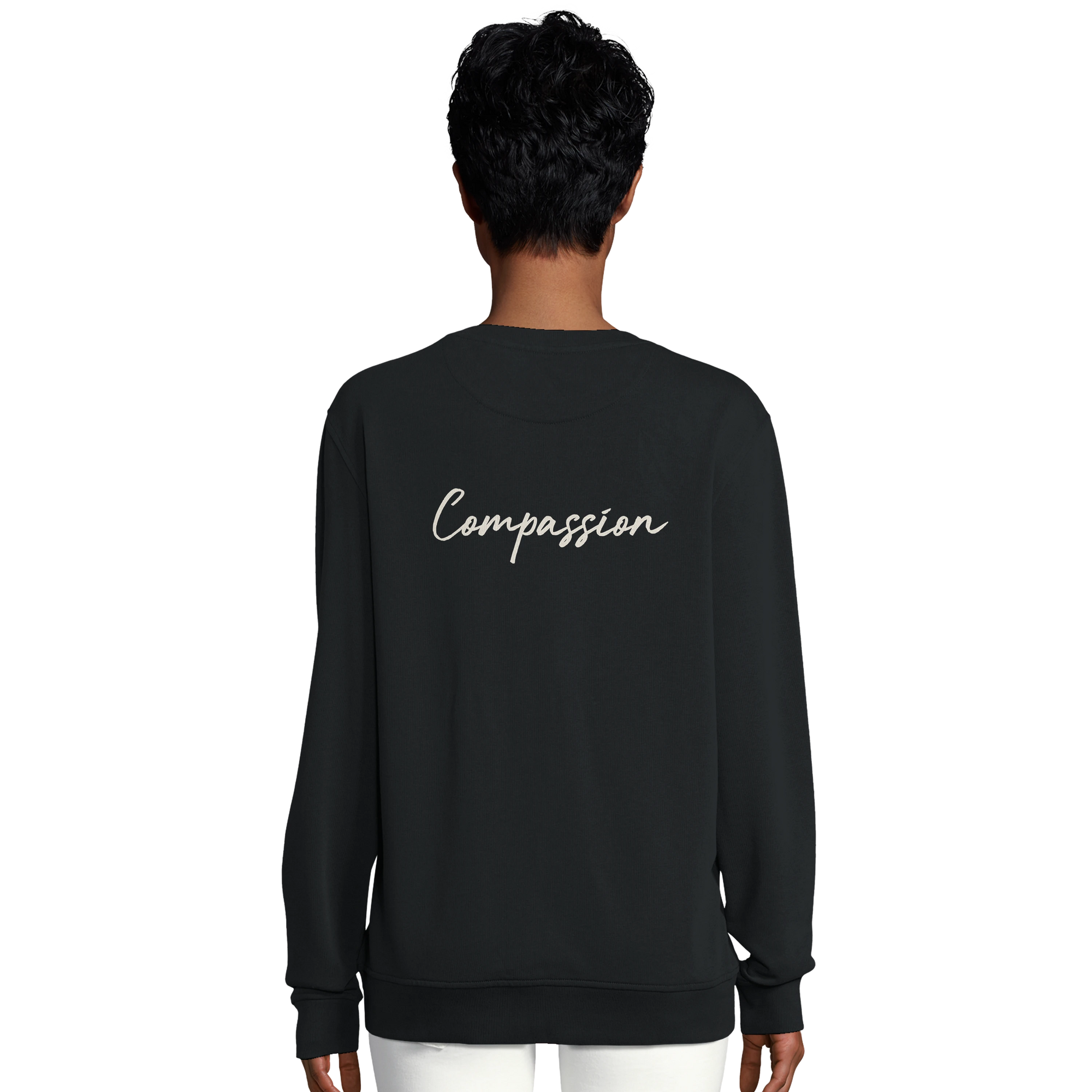Compassion - "The Space We Share" Sweatshirt Black 6