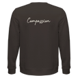 Compassion - "The Space We Share" Sweatshirt deep charcoal grey 2