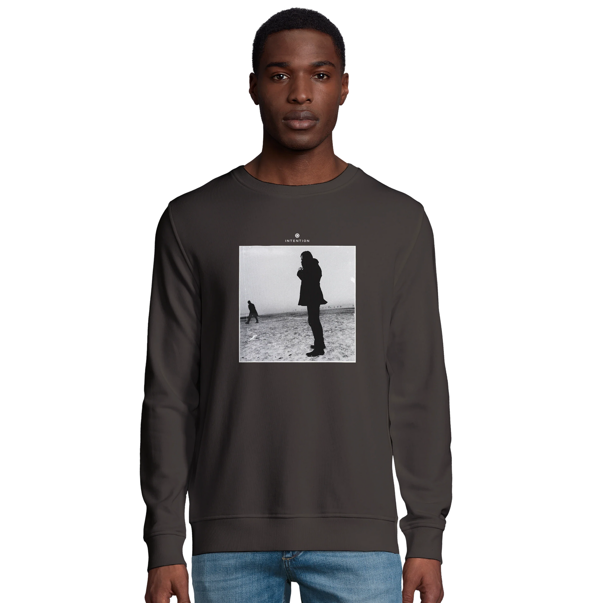 Compassion - "The Space We Share" Sweatshirt deep charcoal grey 3