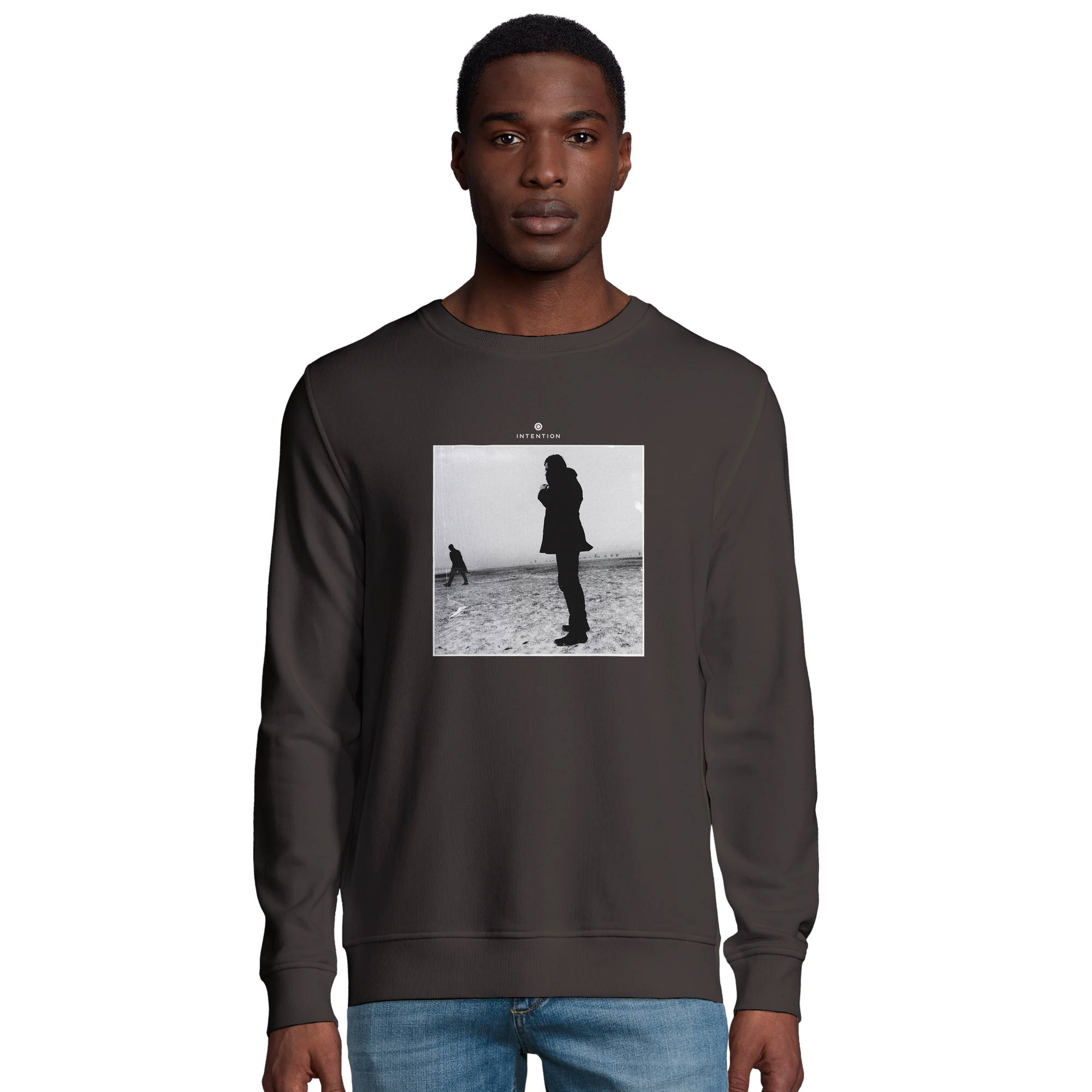 Compassion - "The Space We Share" Sweatshirt deep charcoal grey 3
