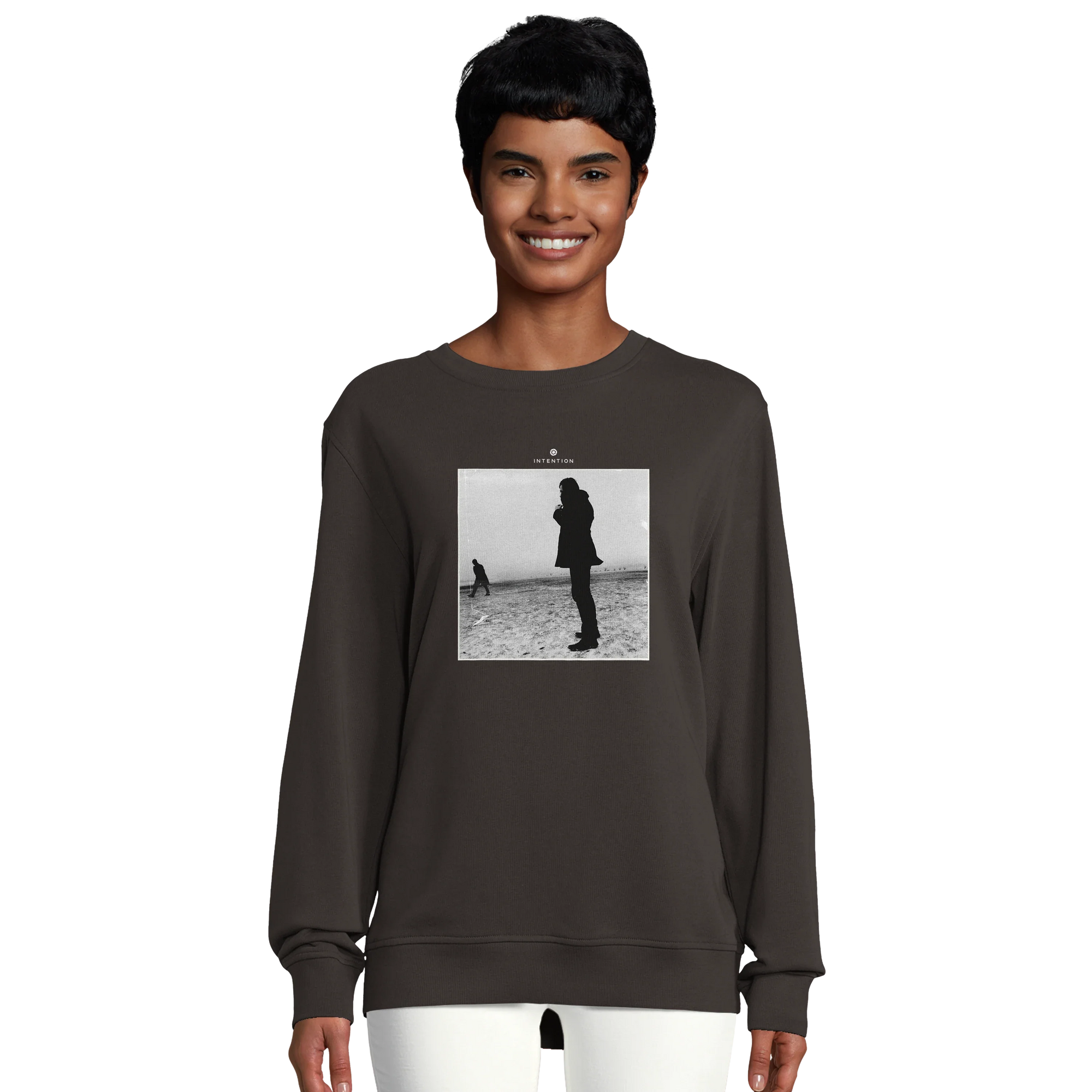 Compassion - "The Space We Share" Sweatshirt deep charcoal grey 5