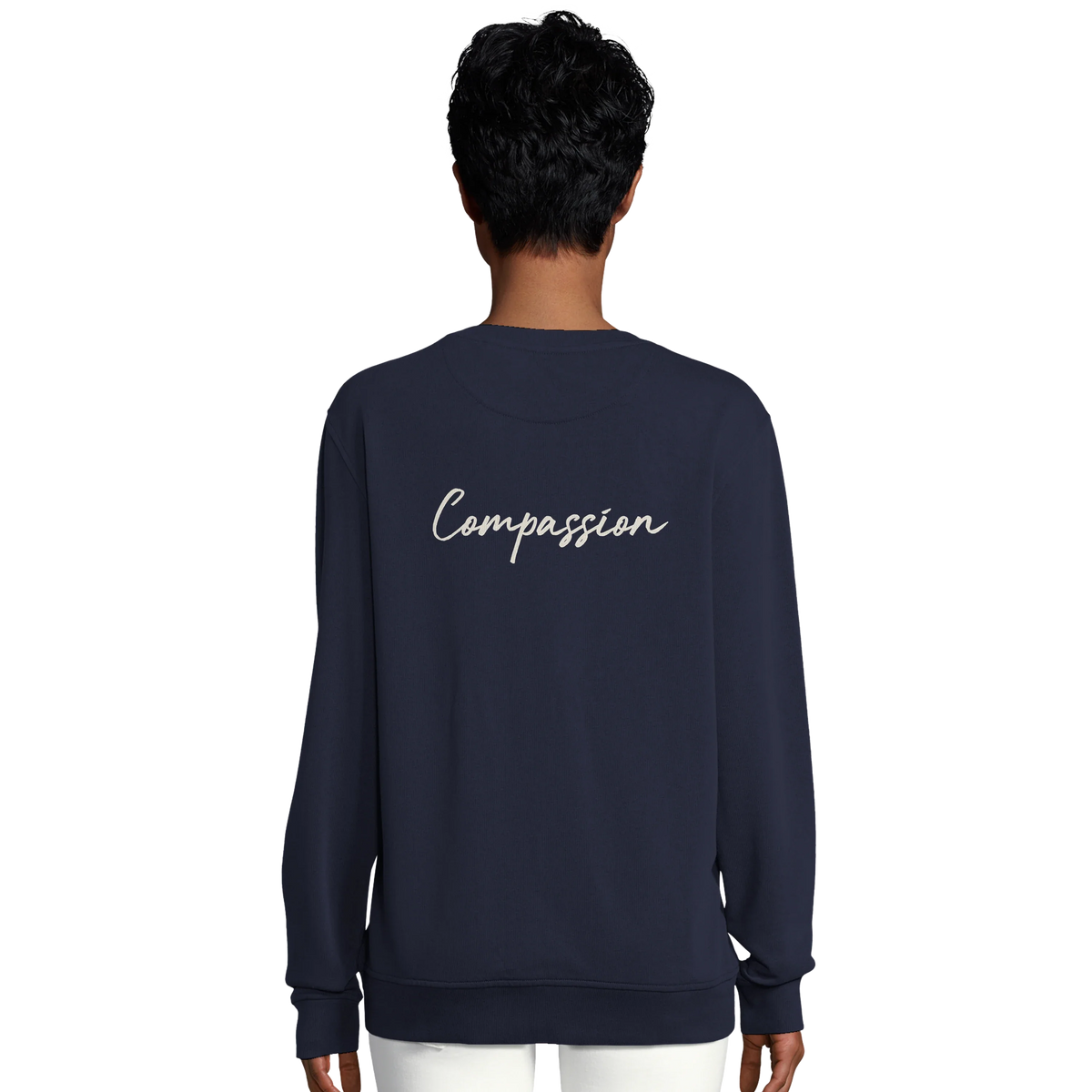 Compassion - "The Space We Share" Sweatshirt French Navy 6