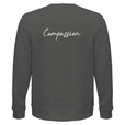 Compassion - "The Space We Share" Sweatshirt Grey Melange 2
