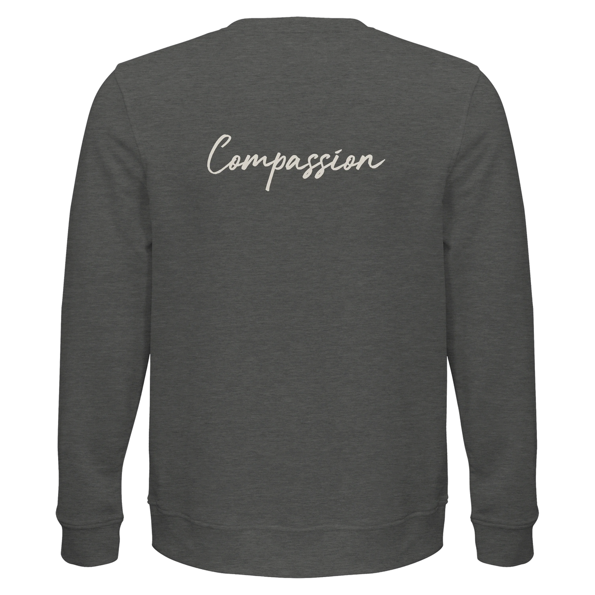 Compassion - "The Space We Share" Sweatshirt Grey Melange 2