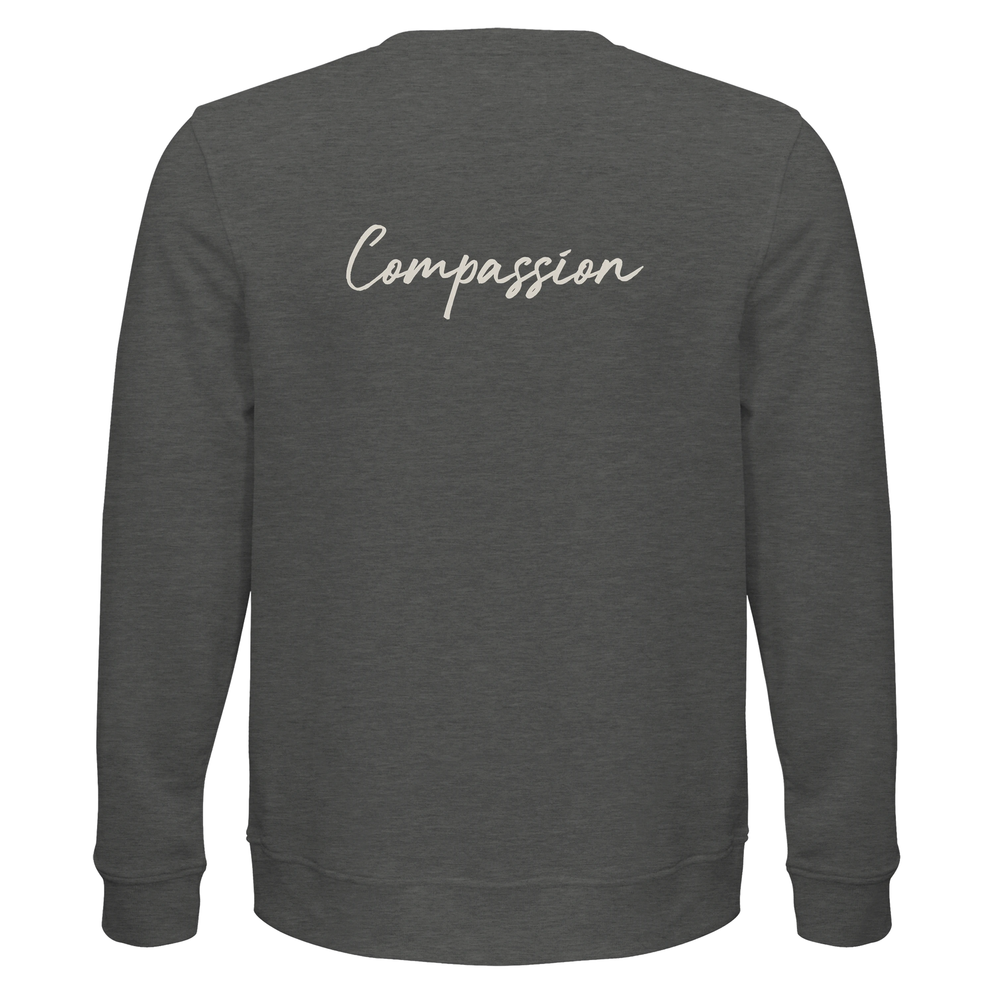 Compassion - "The Space We Share" Sweatshirt Grey Melange 2