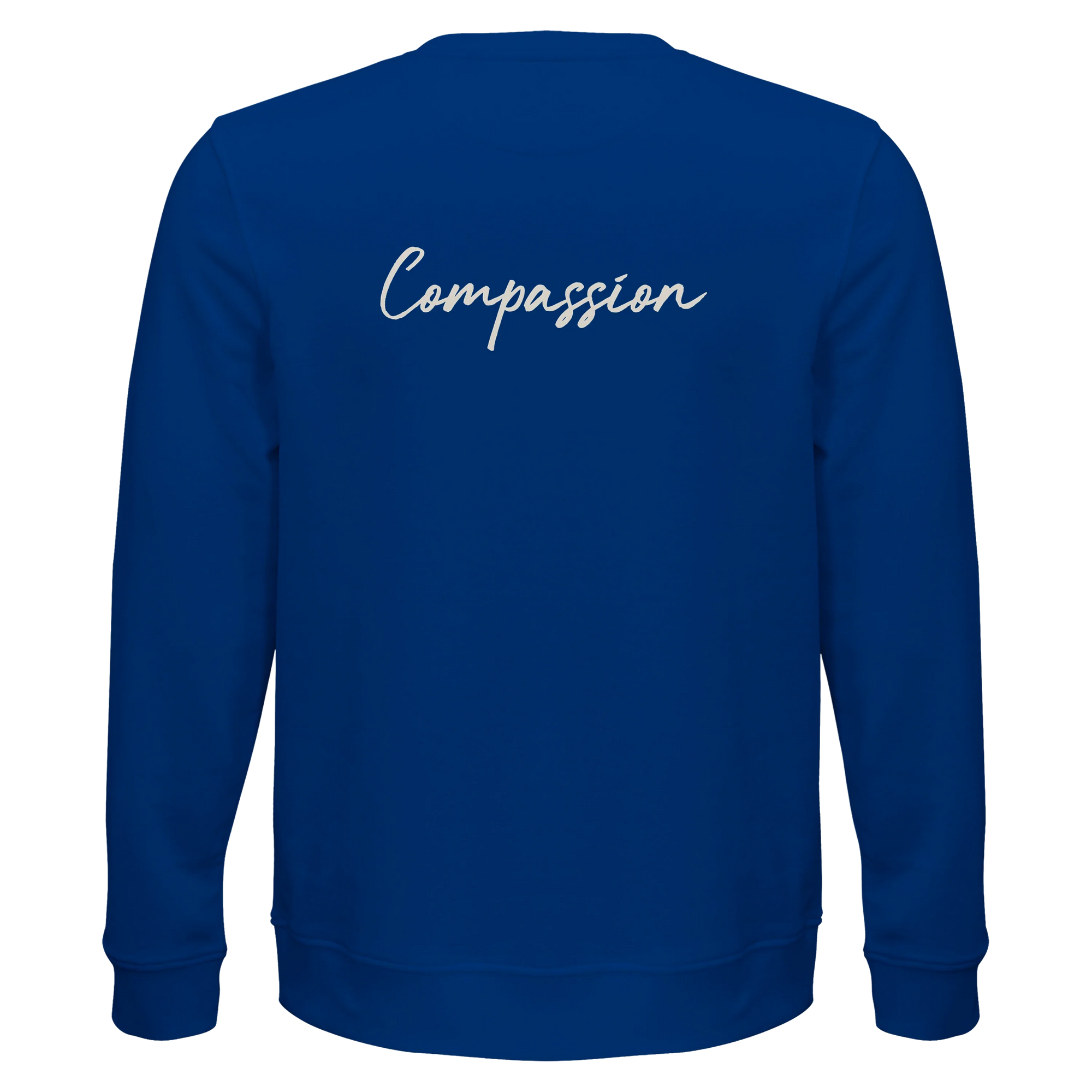 Compassion - "The Space We Share" Sweatshirt Royal Blue 2