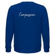 Compassion - "The Space We Share" Sweatshirt Royal Blue 2
